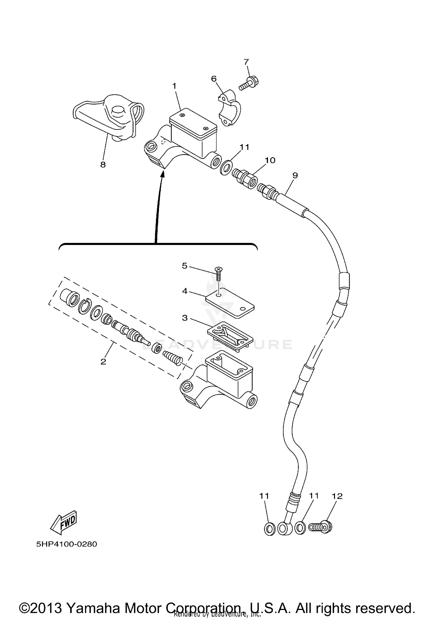 FRONT MASTER CYLINDER