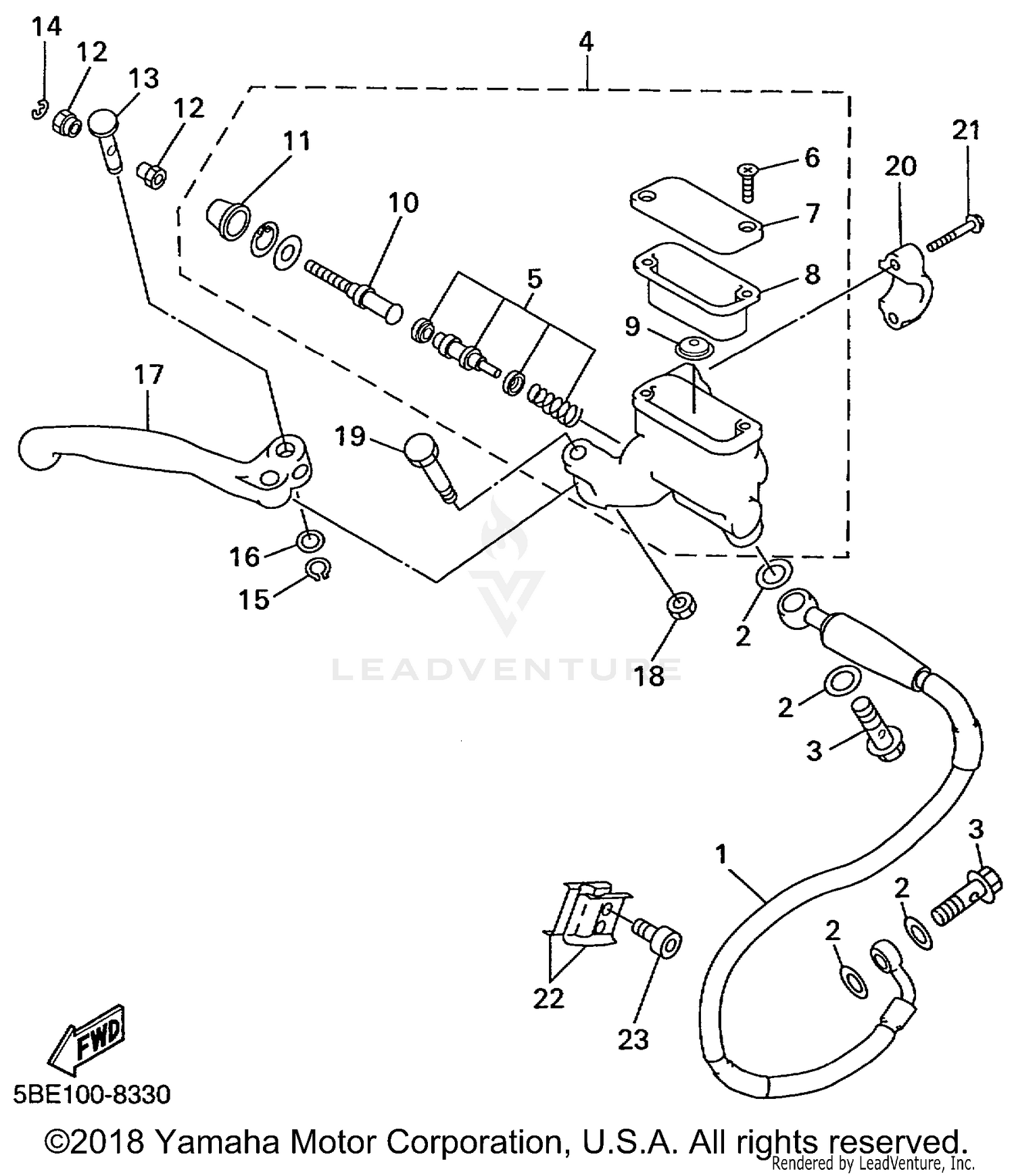 FRONT MASTER CYLINDER
