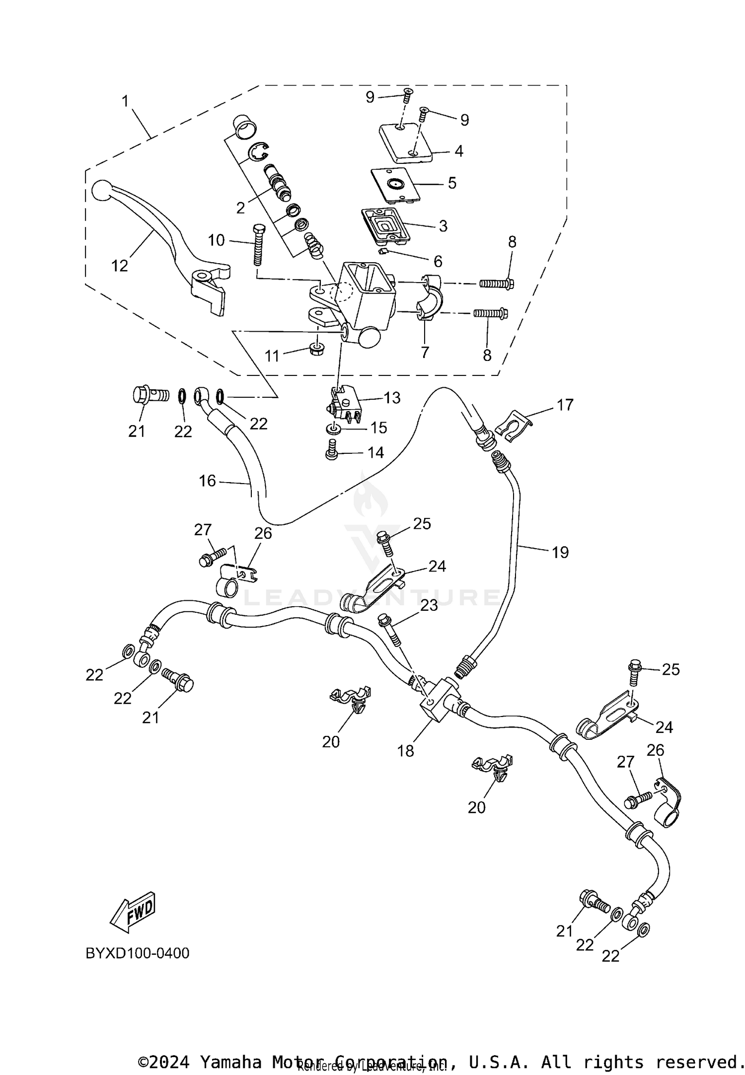 FRONT MASTER CYLINDER