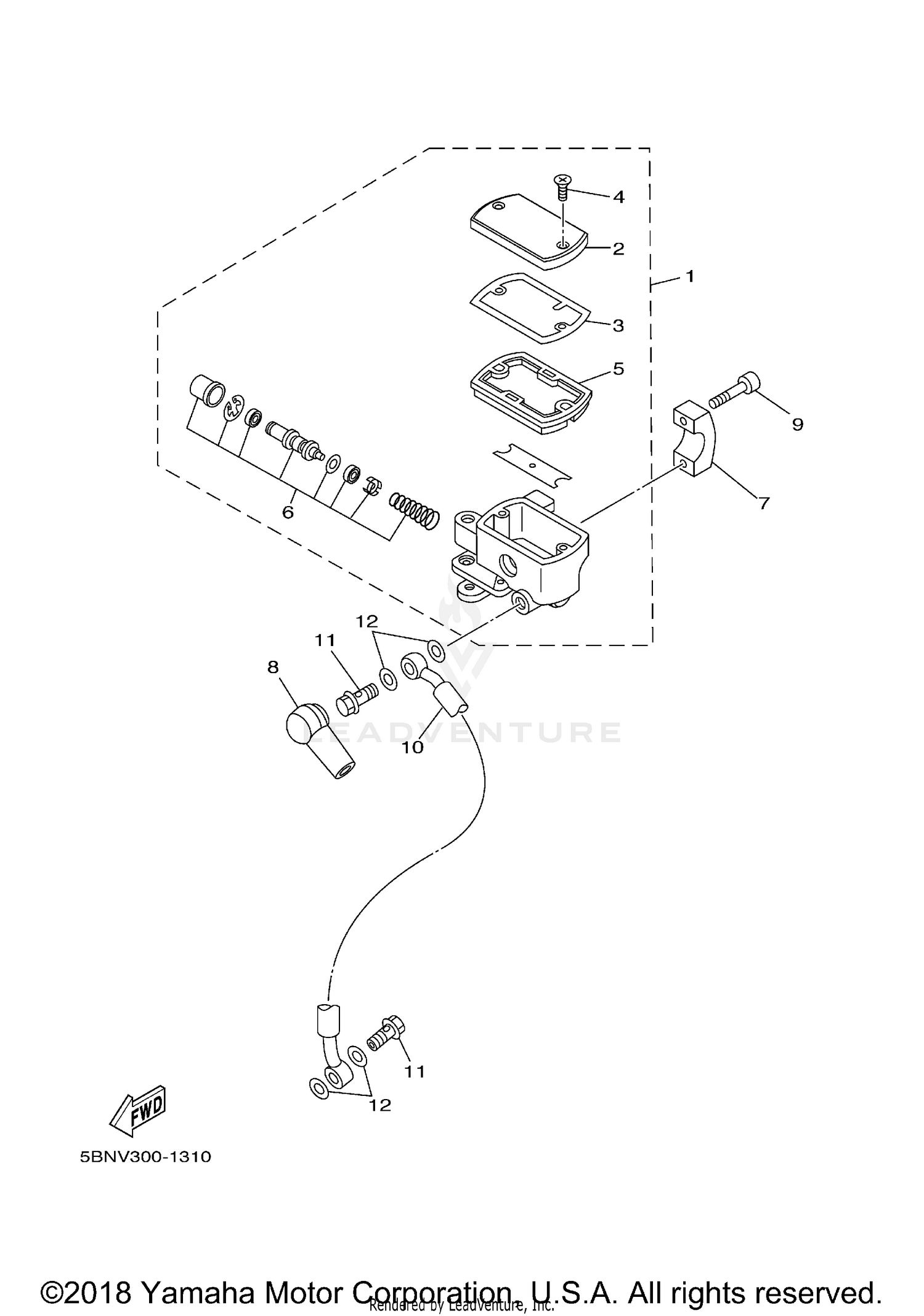 FRONT MASTER CYLINDER