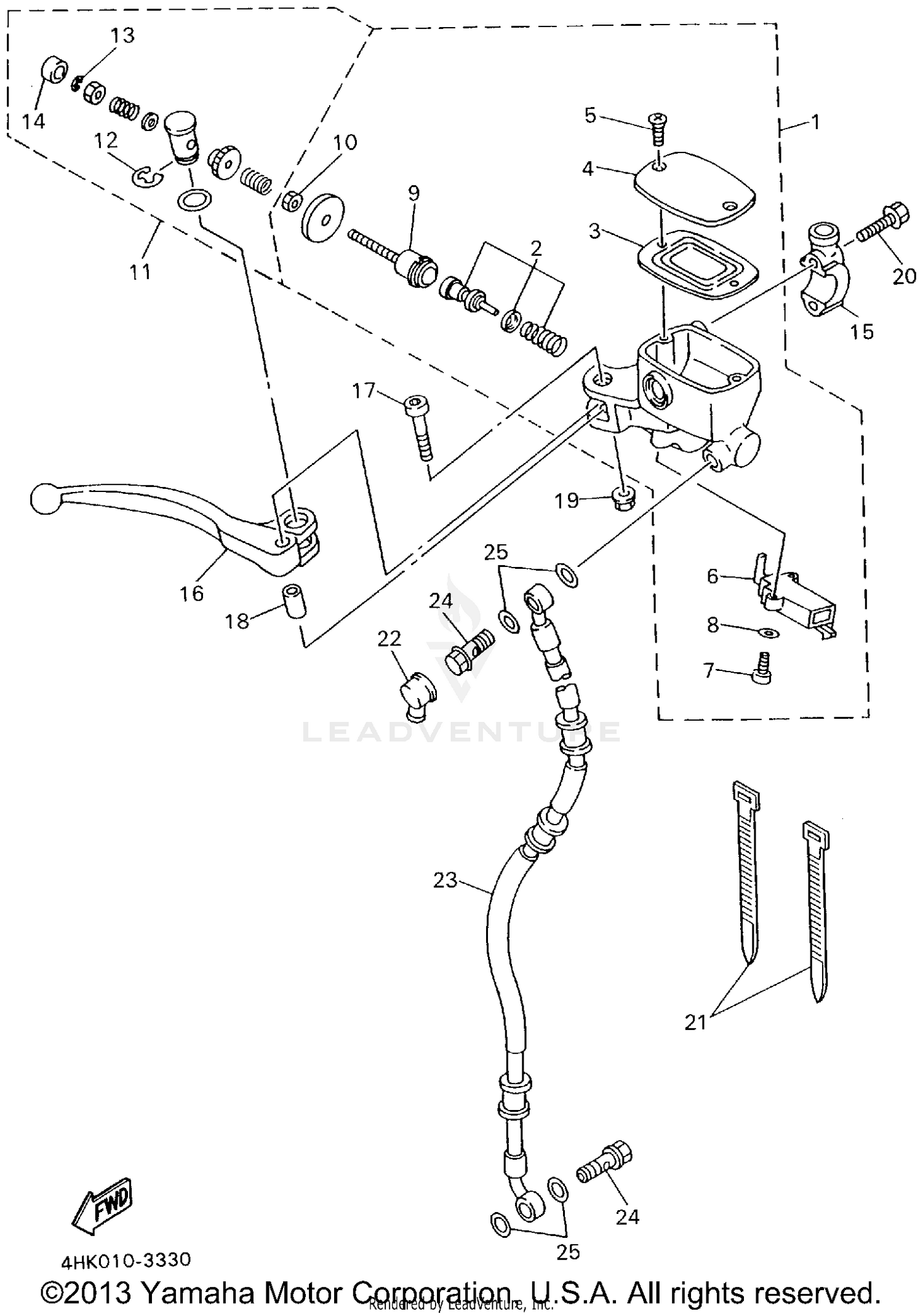 FRONT MASTER CYLINDER