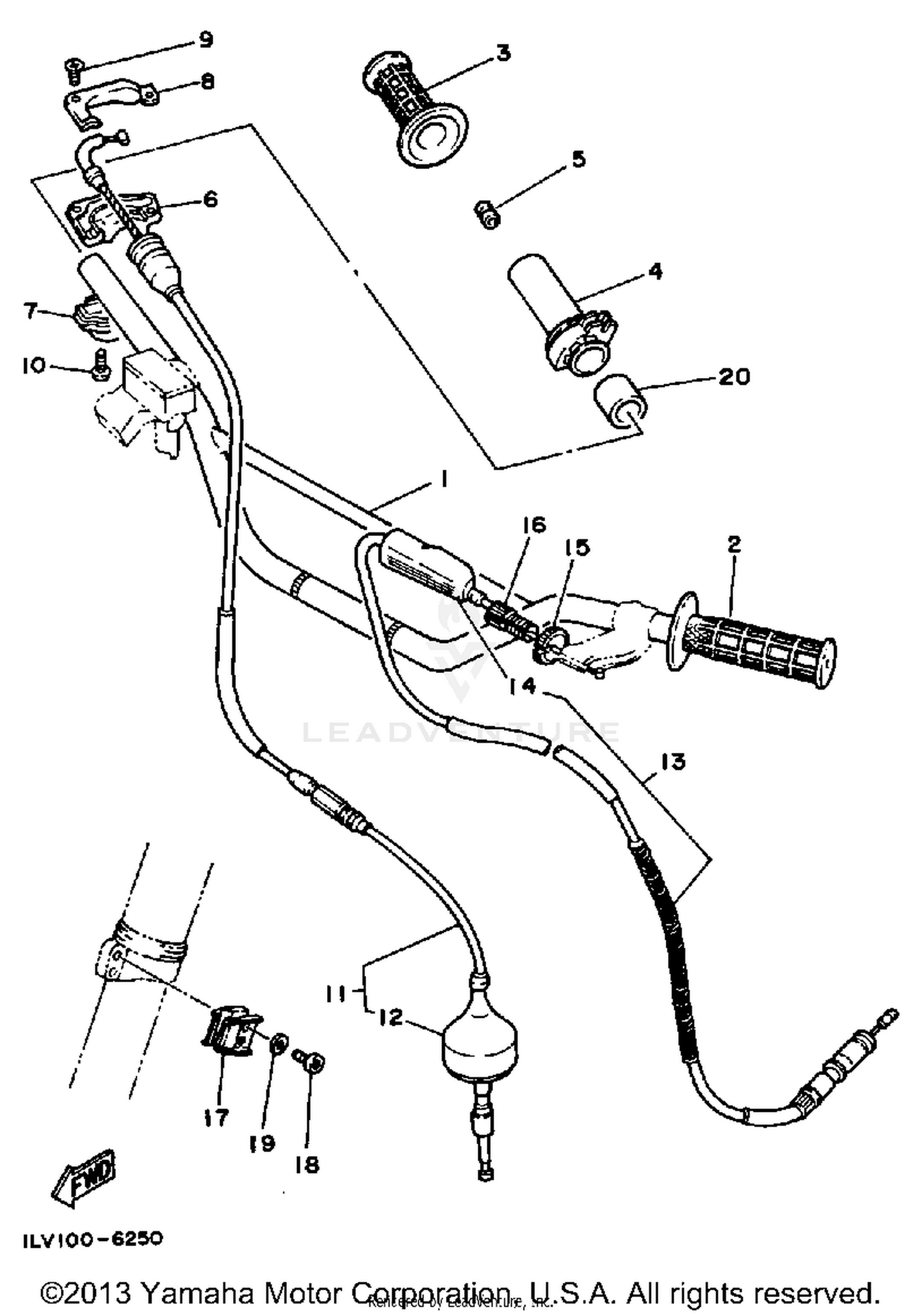 HANDLEBAR CABLE