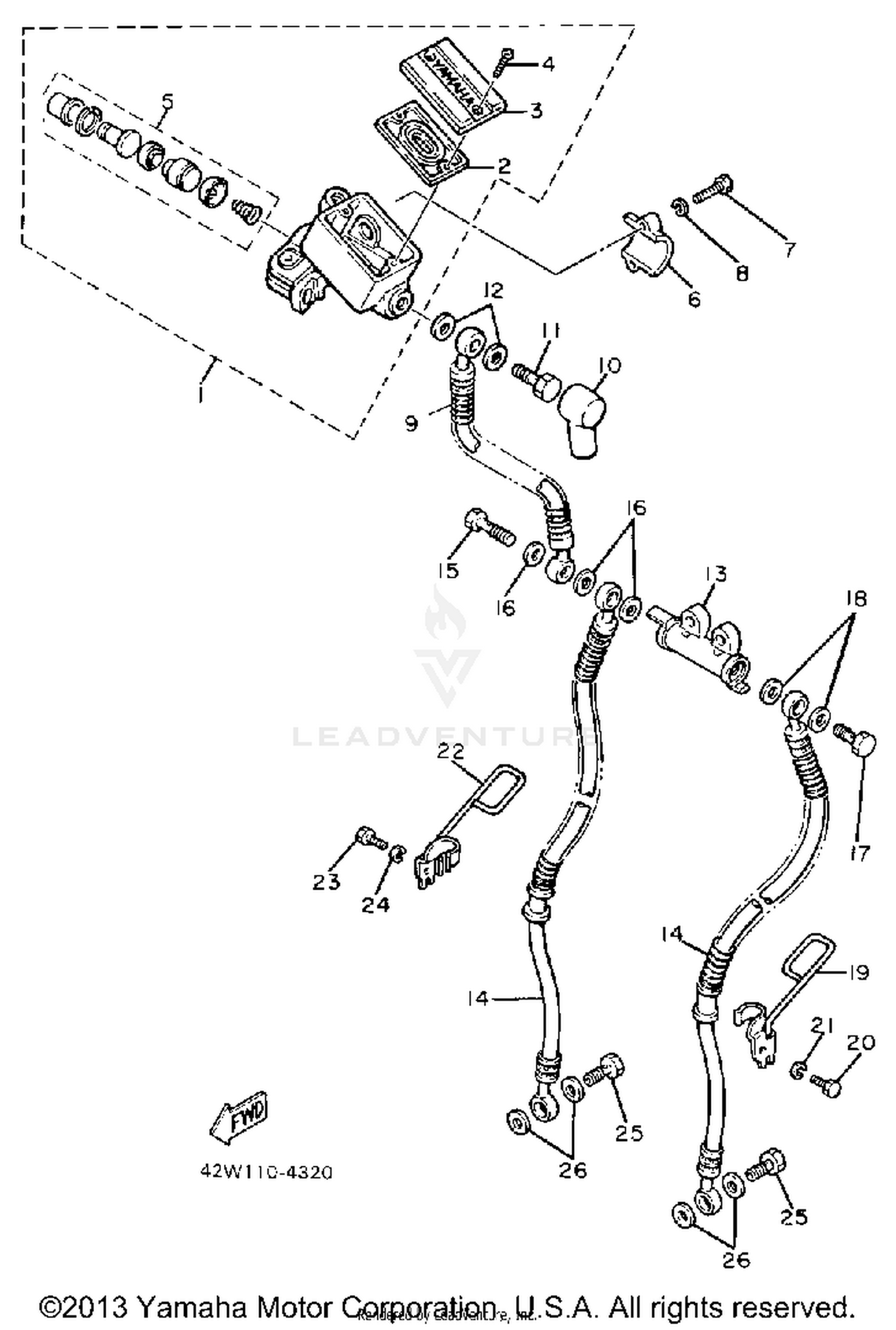FRONT MASTER CYLINDER