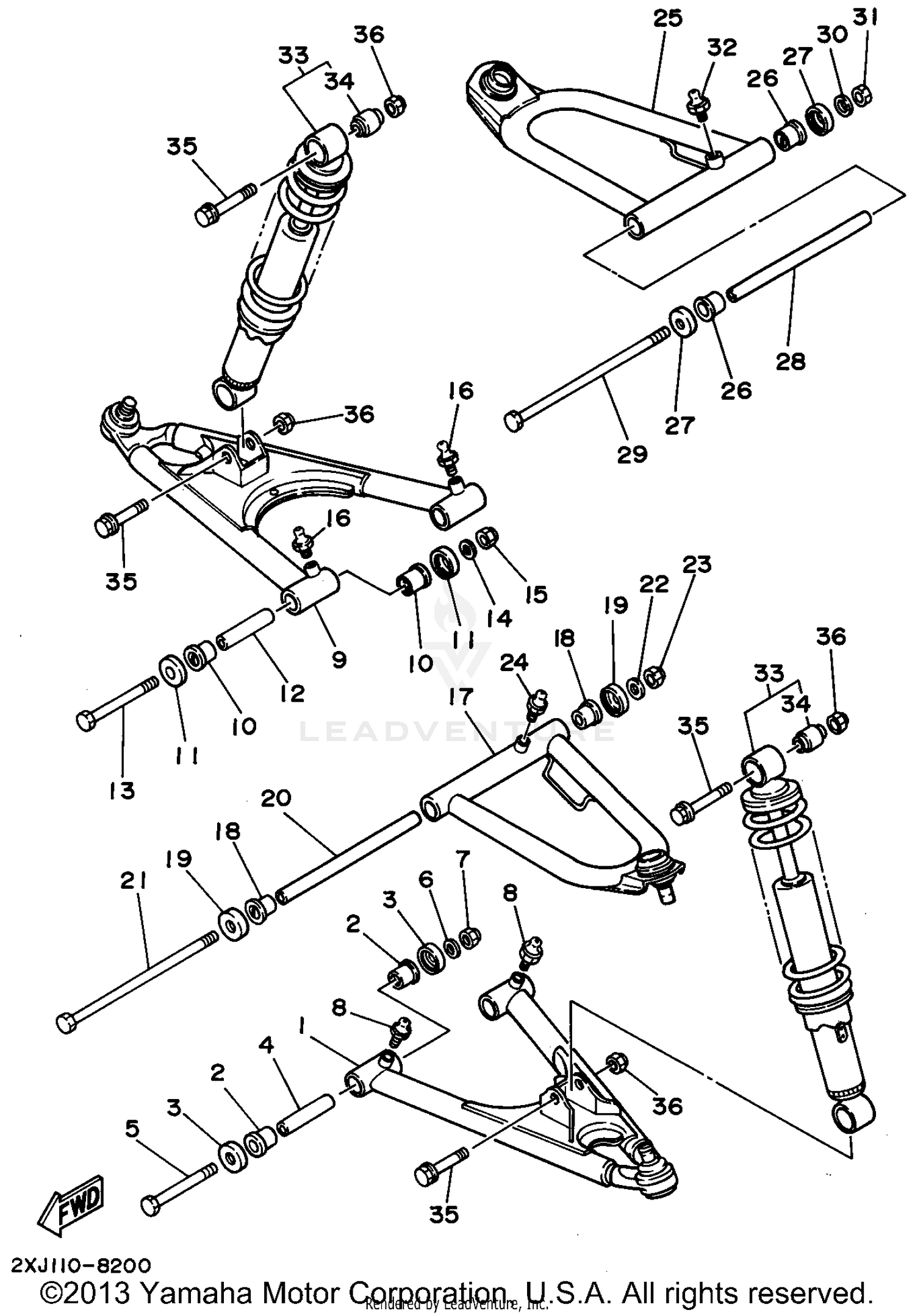 FRONT SUSPENSION WHEEL