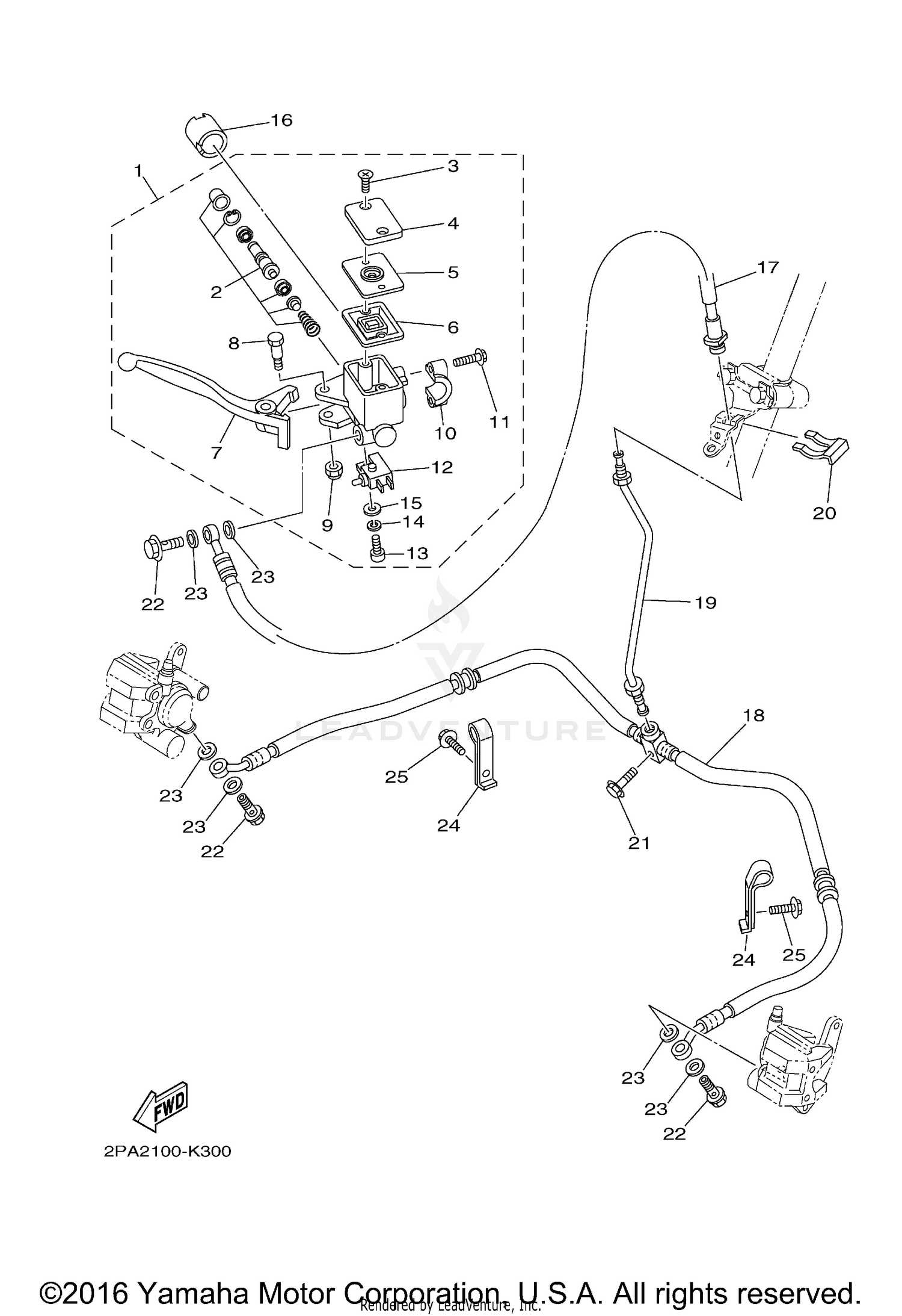 FRONT MASTER CYLINDER