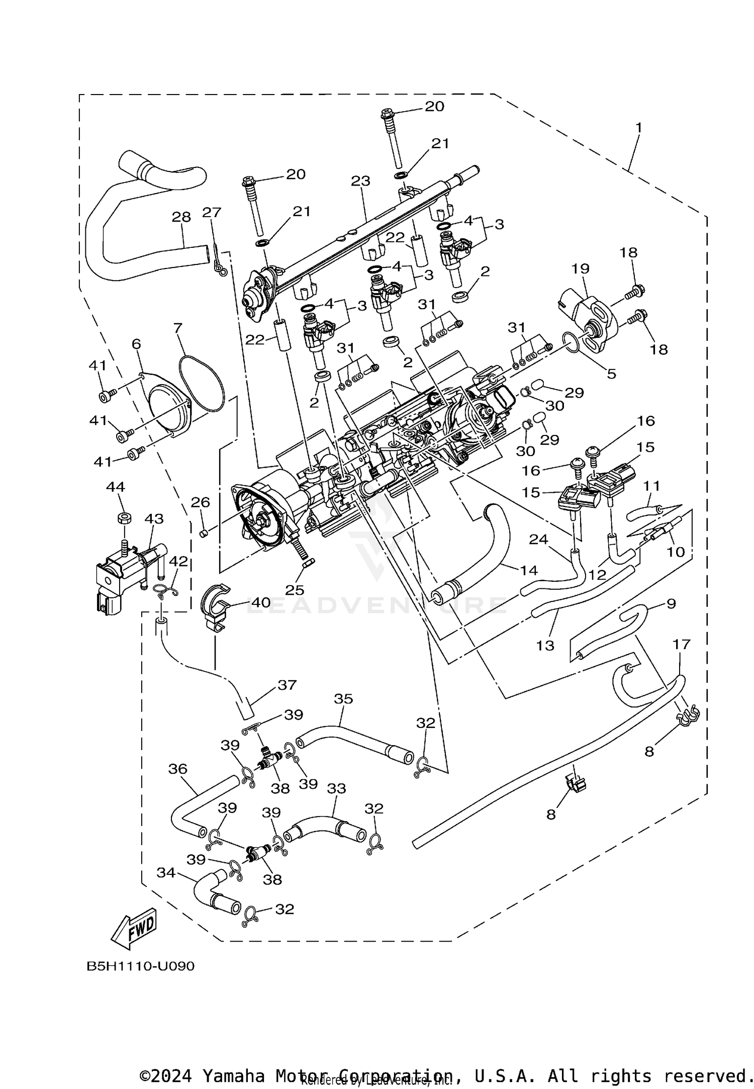 THROTTLE BODY ASSY 1