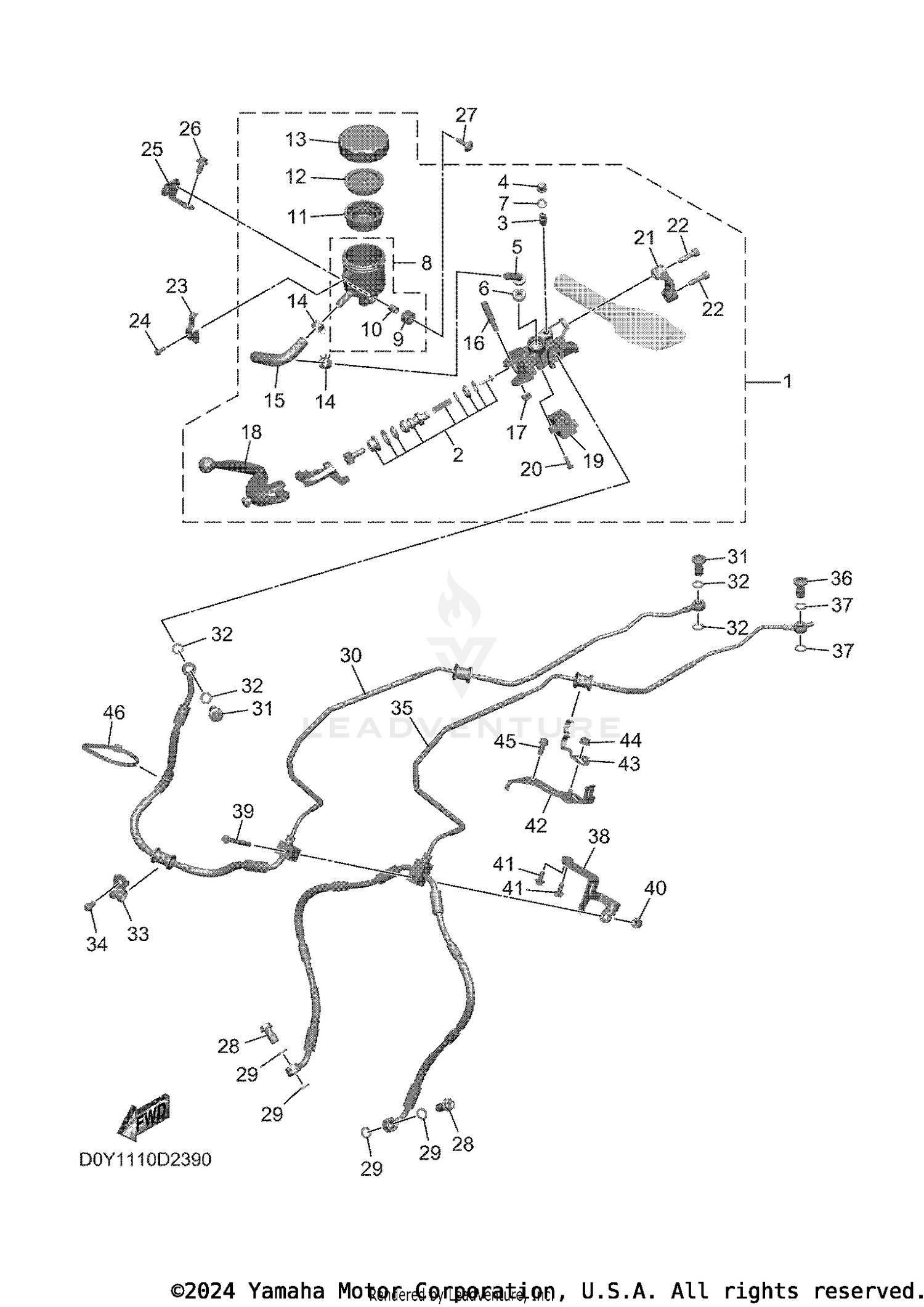 FRONT MASTER CYLINDER