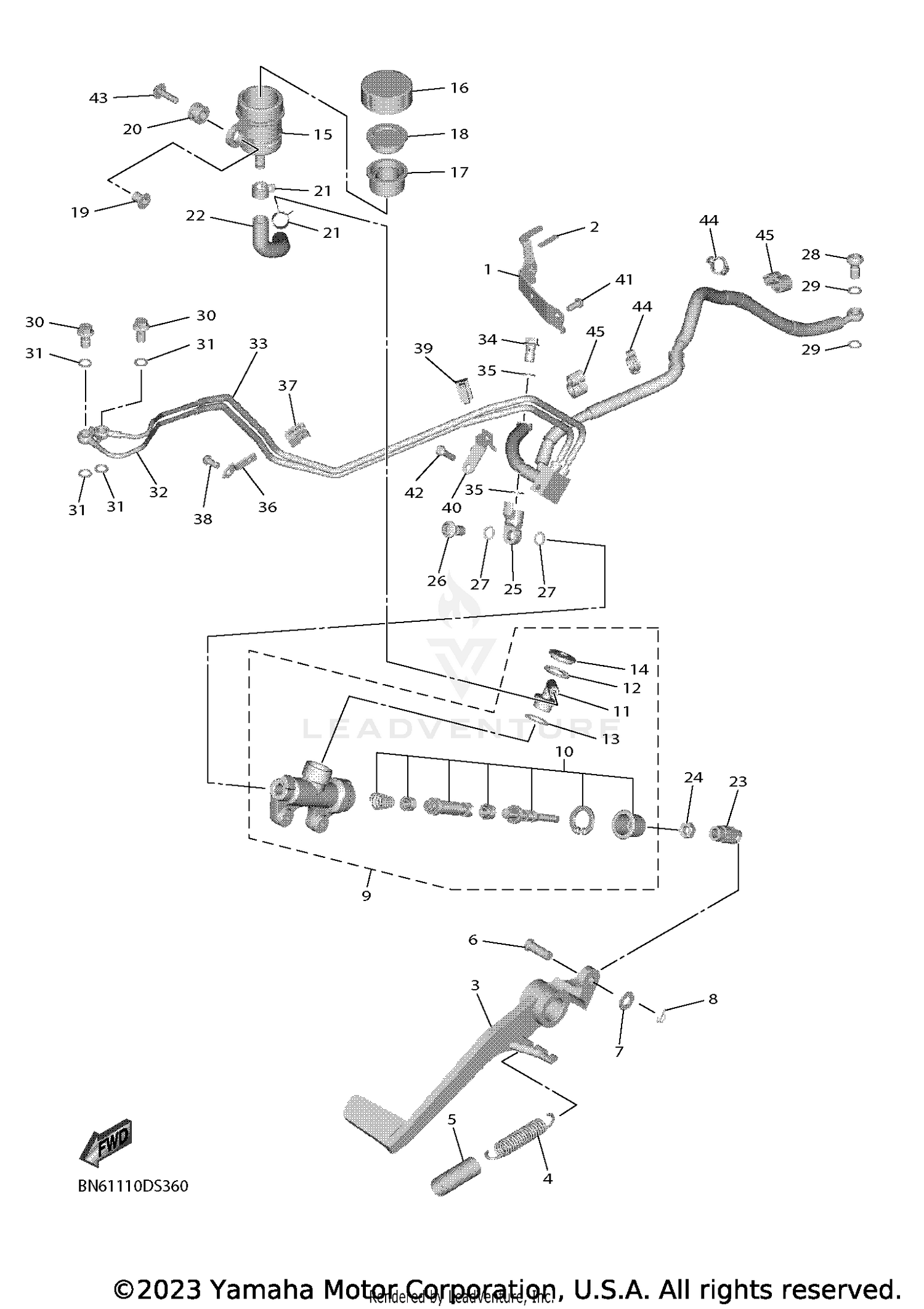 REAR MASTER CYLINDER