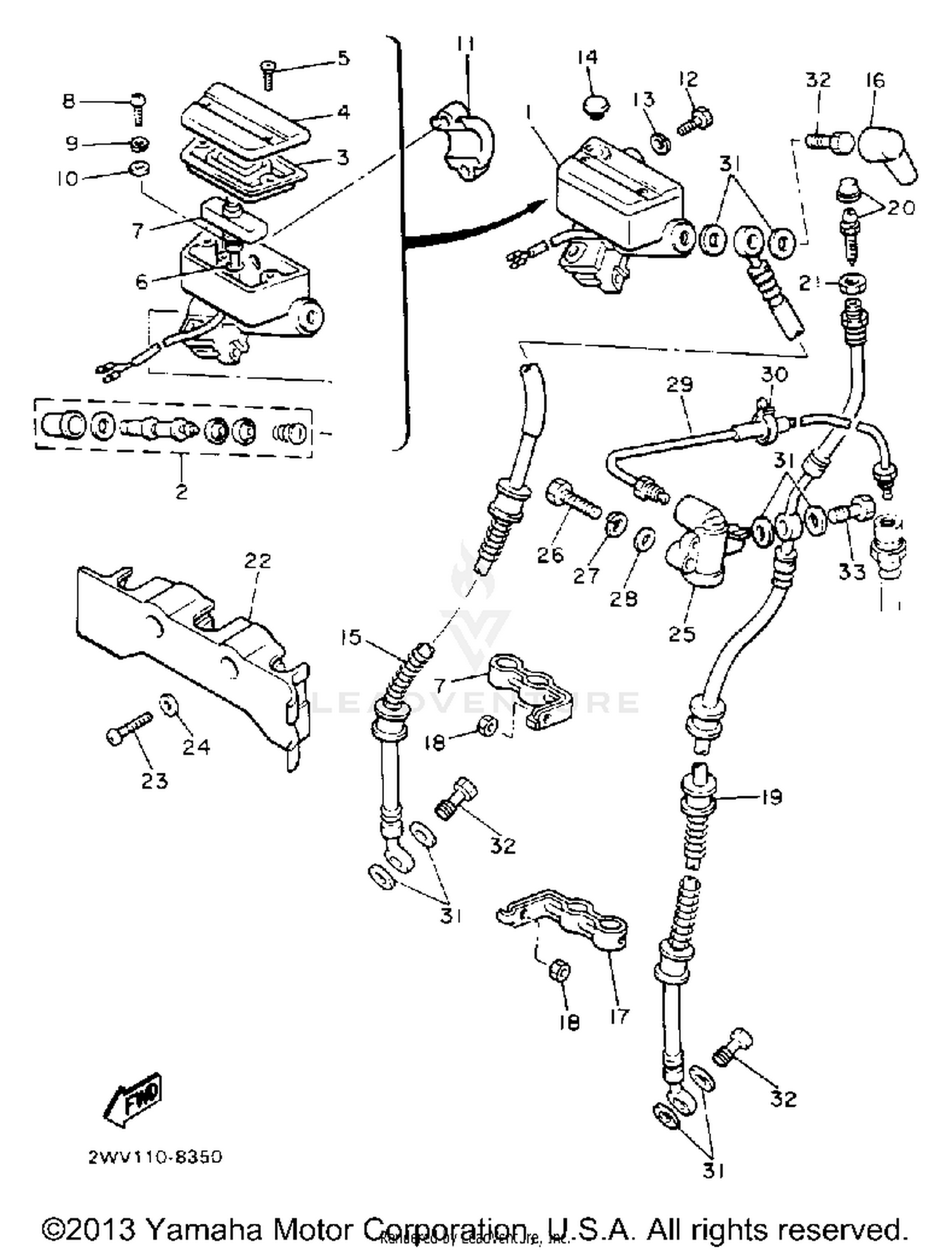 FRONT MASTER CYLINDER 1