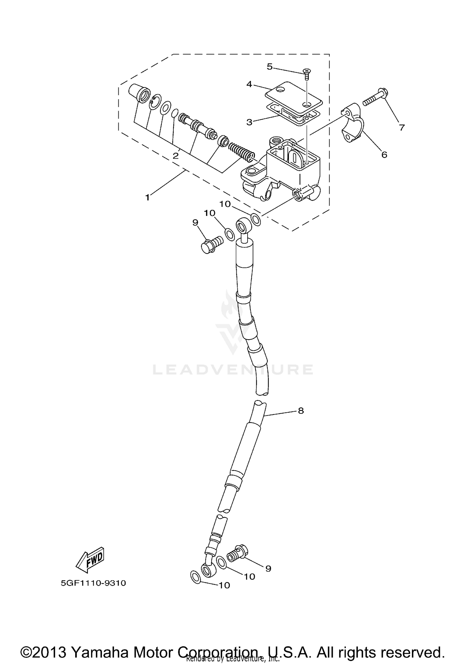FRONT MASTER CYLINDER