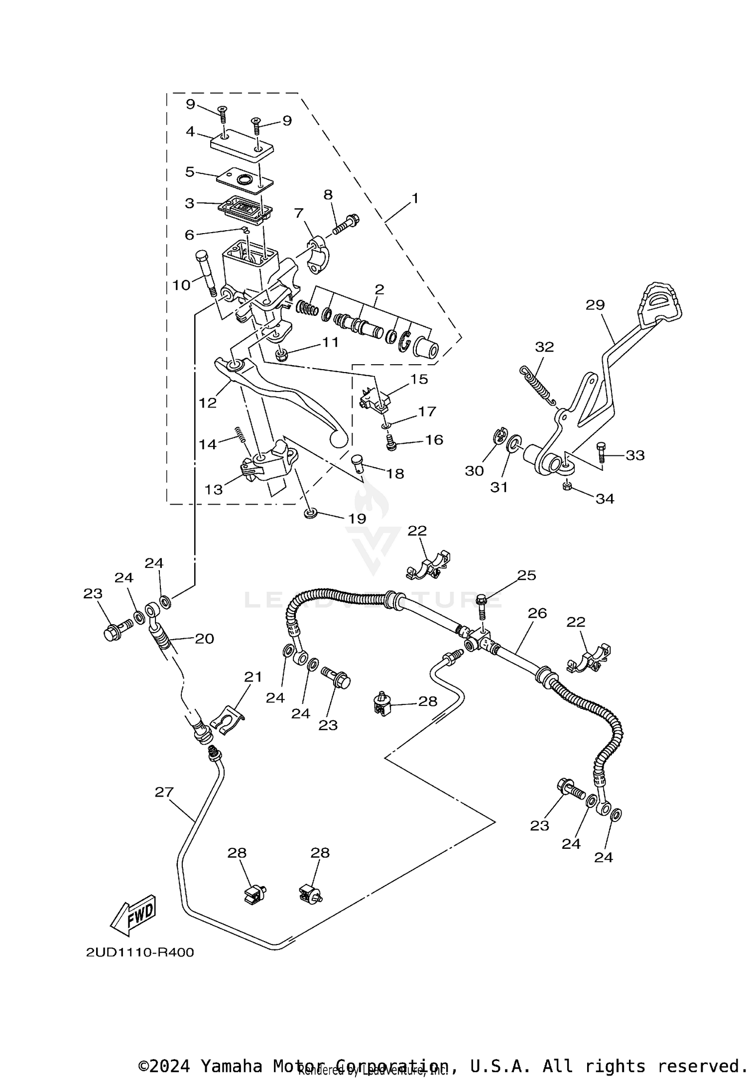 REAR MASTER CYLINDER