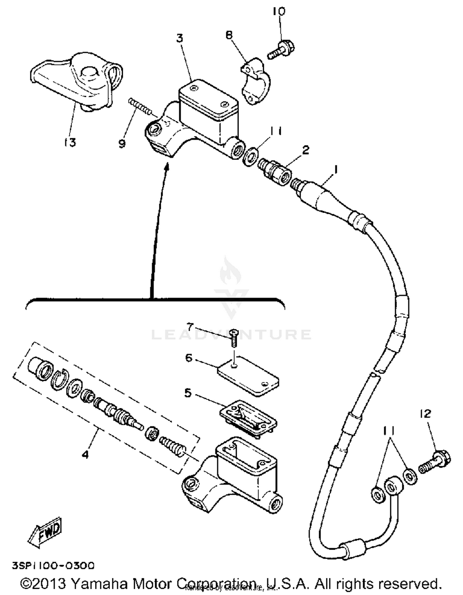 FRONT MASTER CYLINDER