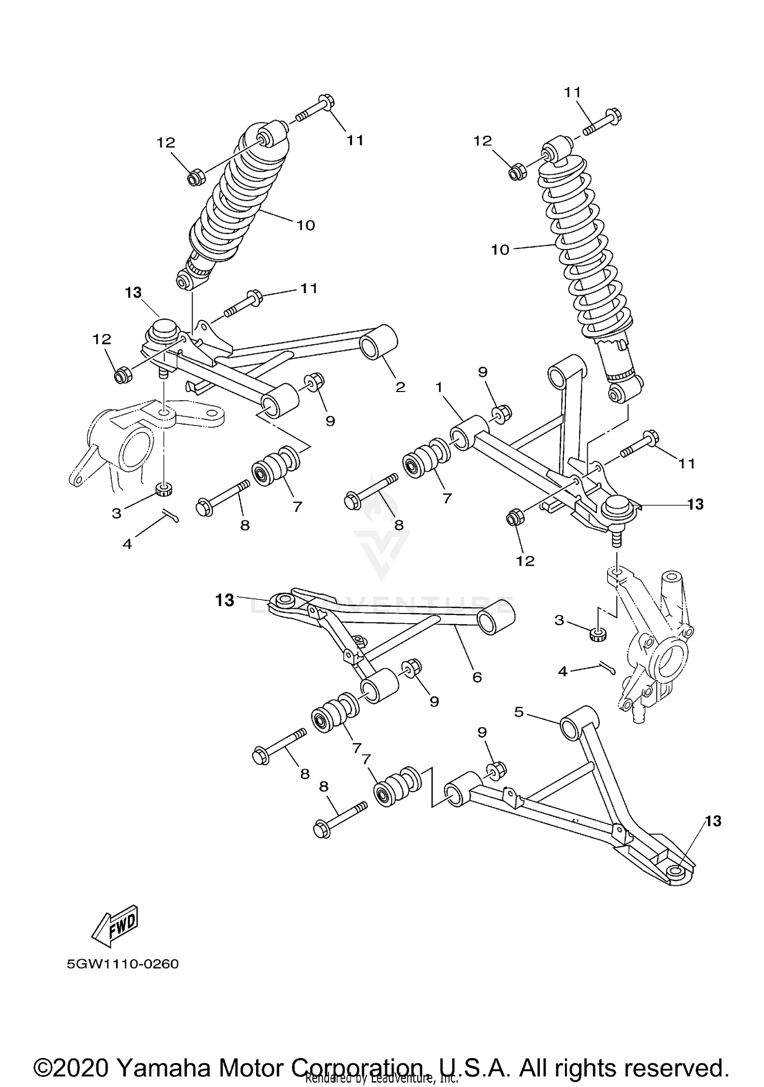 FRONT SUSPENSION WHEEL