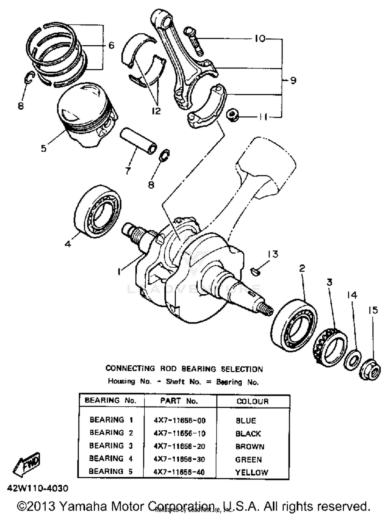 CRANKSHAFT PISTON