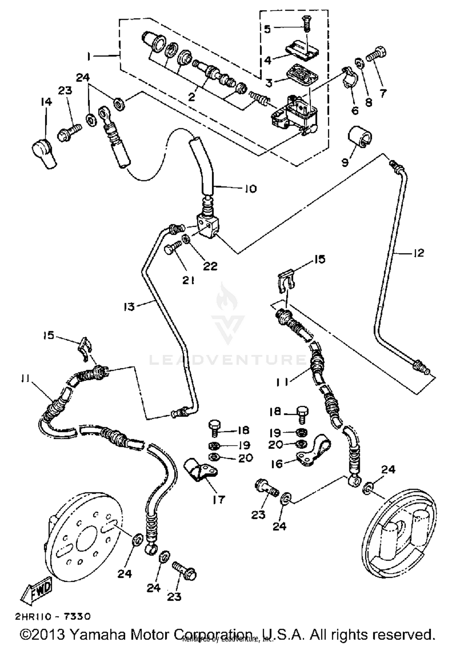 FRONT MASTER CYLINDER