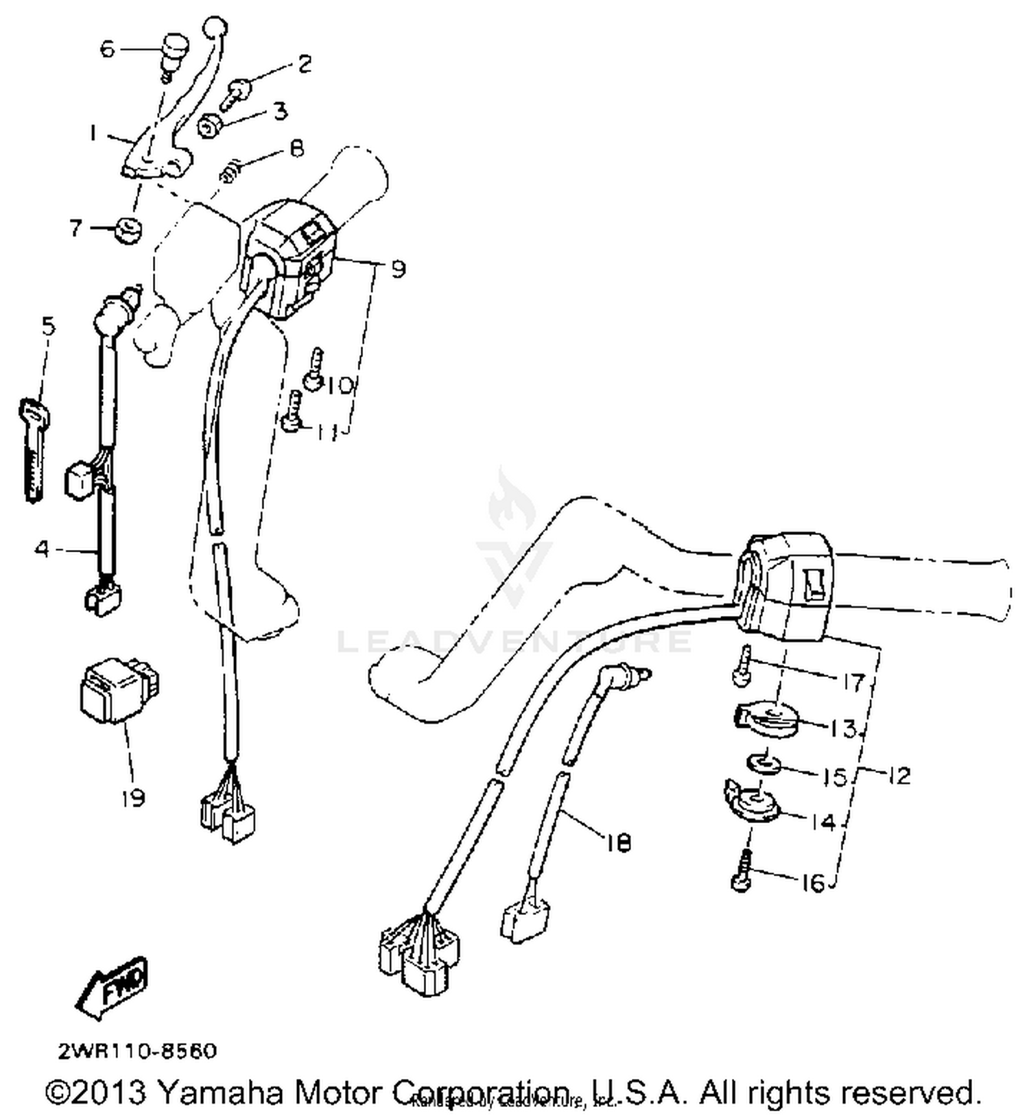 HANDLE SWITCH - LEVER