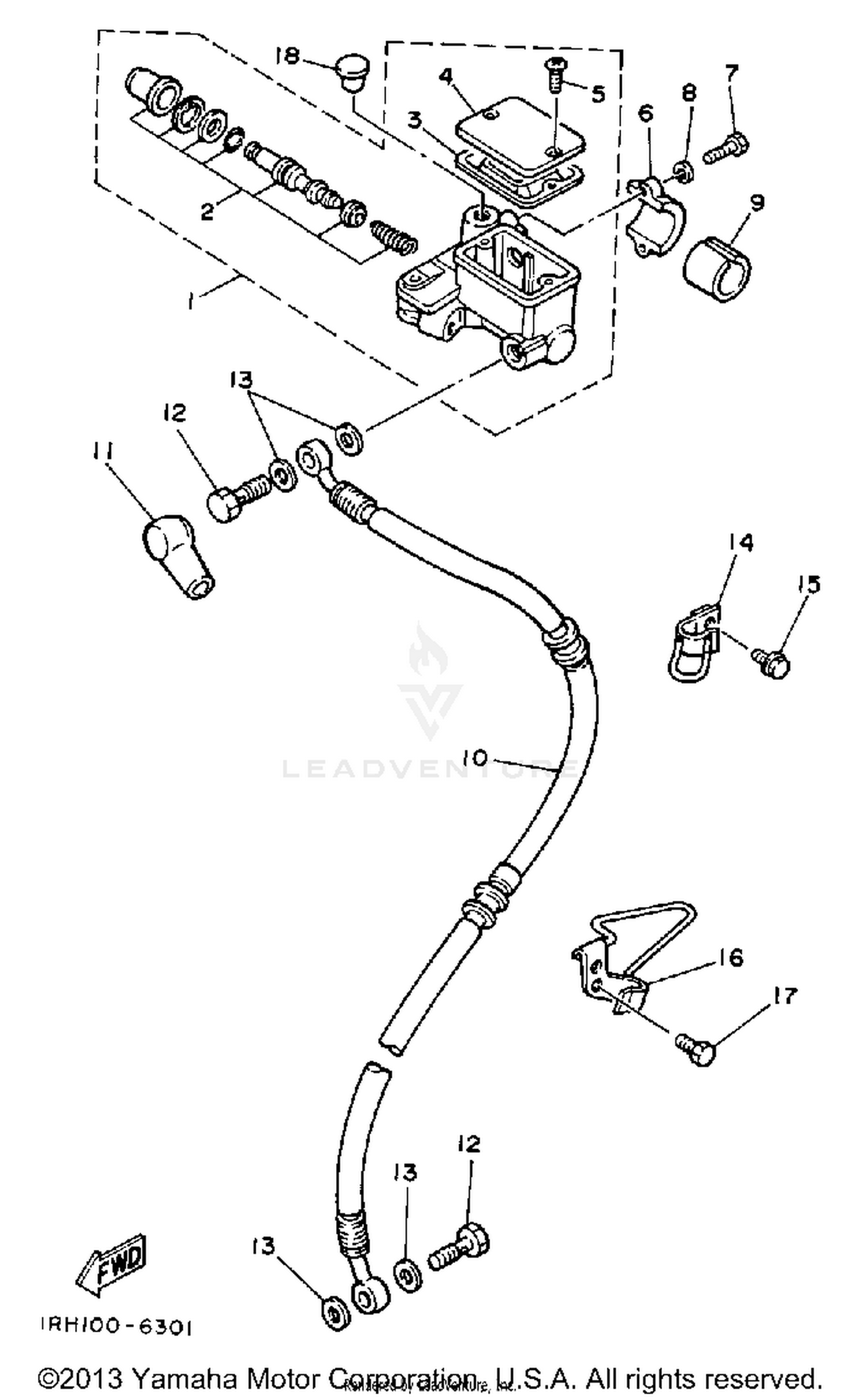 FRONT MASTER CYLINDER