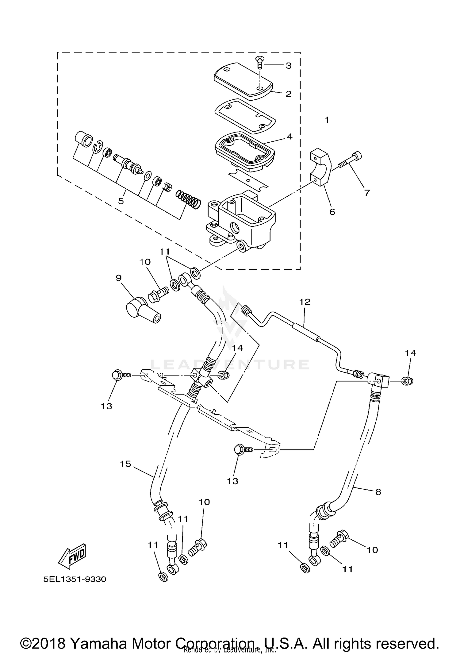 FRONT MASTER CYLINDER
