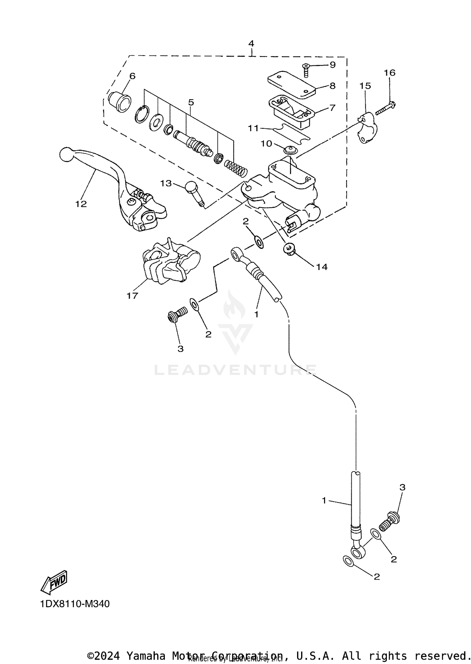 FRONT MASTER CYLINDER