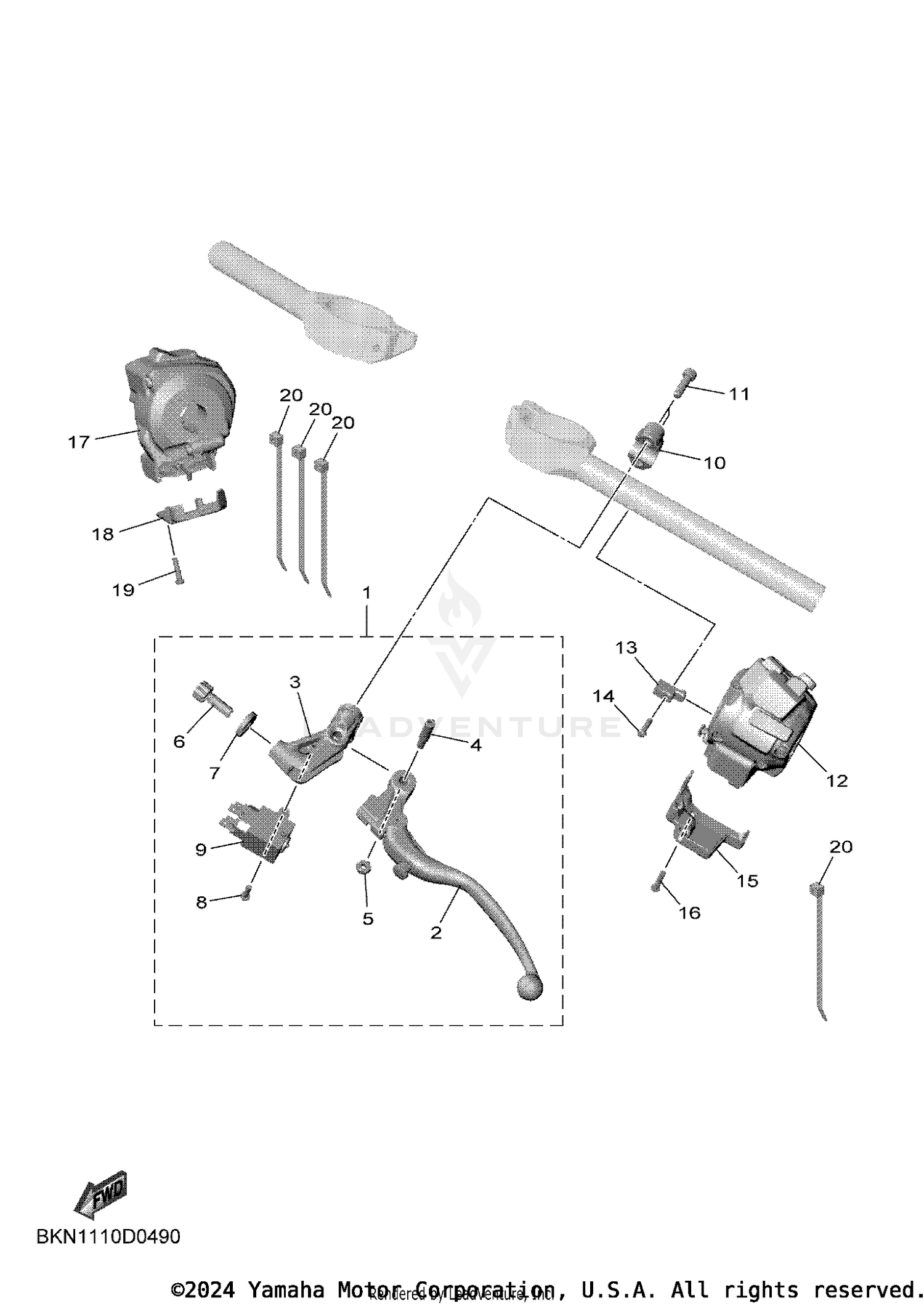 HANDLE SWITCH & LEVER