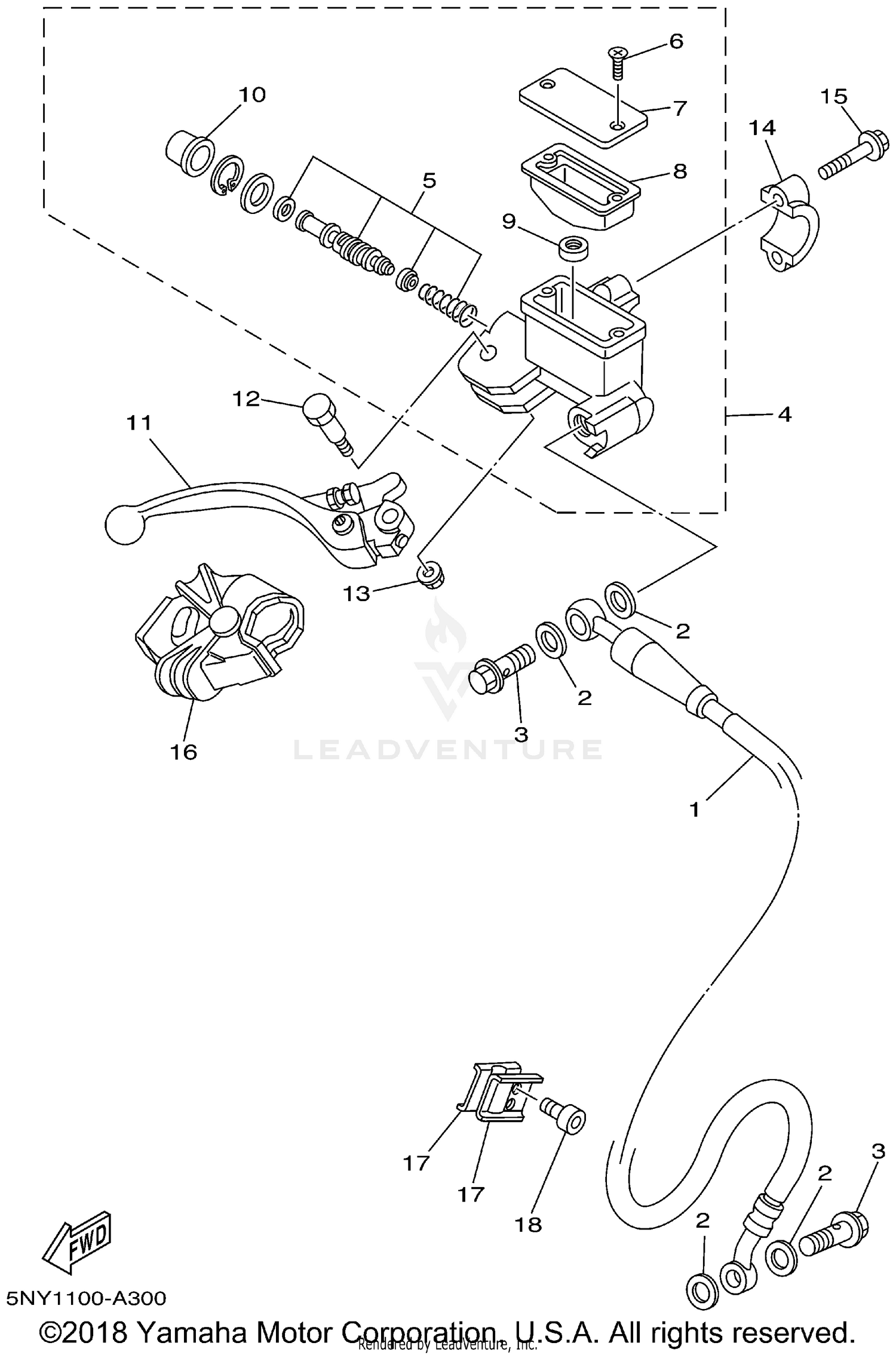 FRONT MASTER CYLINDER
