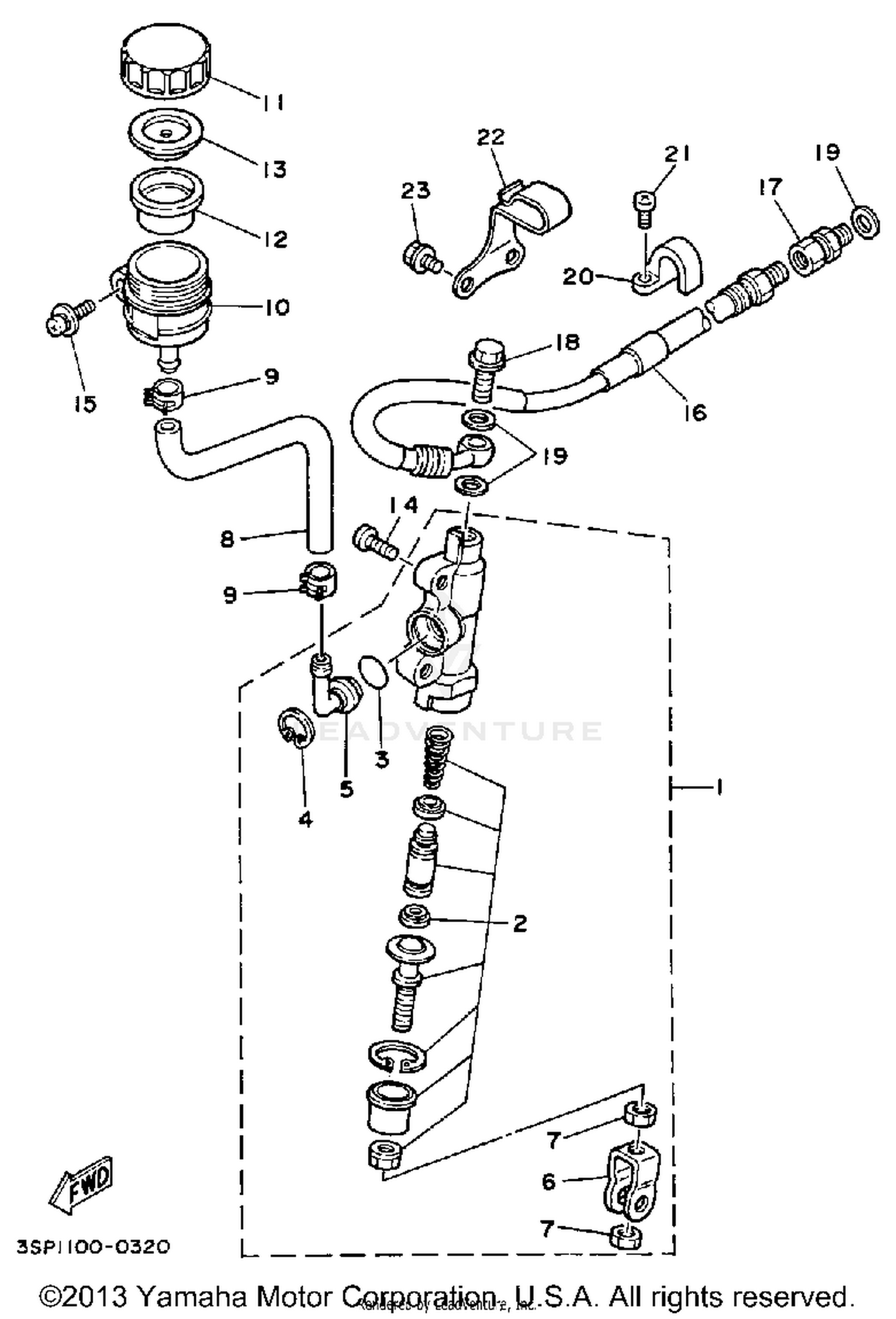 REAR MASTER CYLINDER
