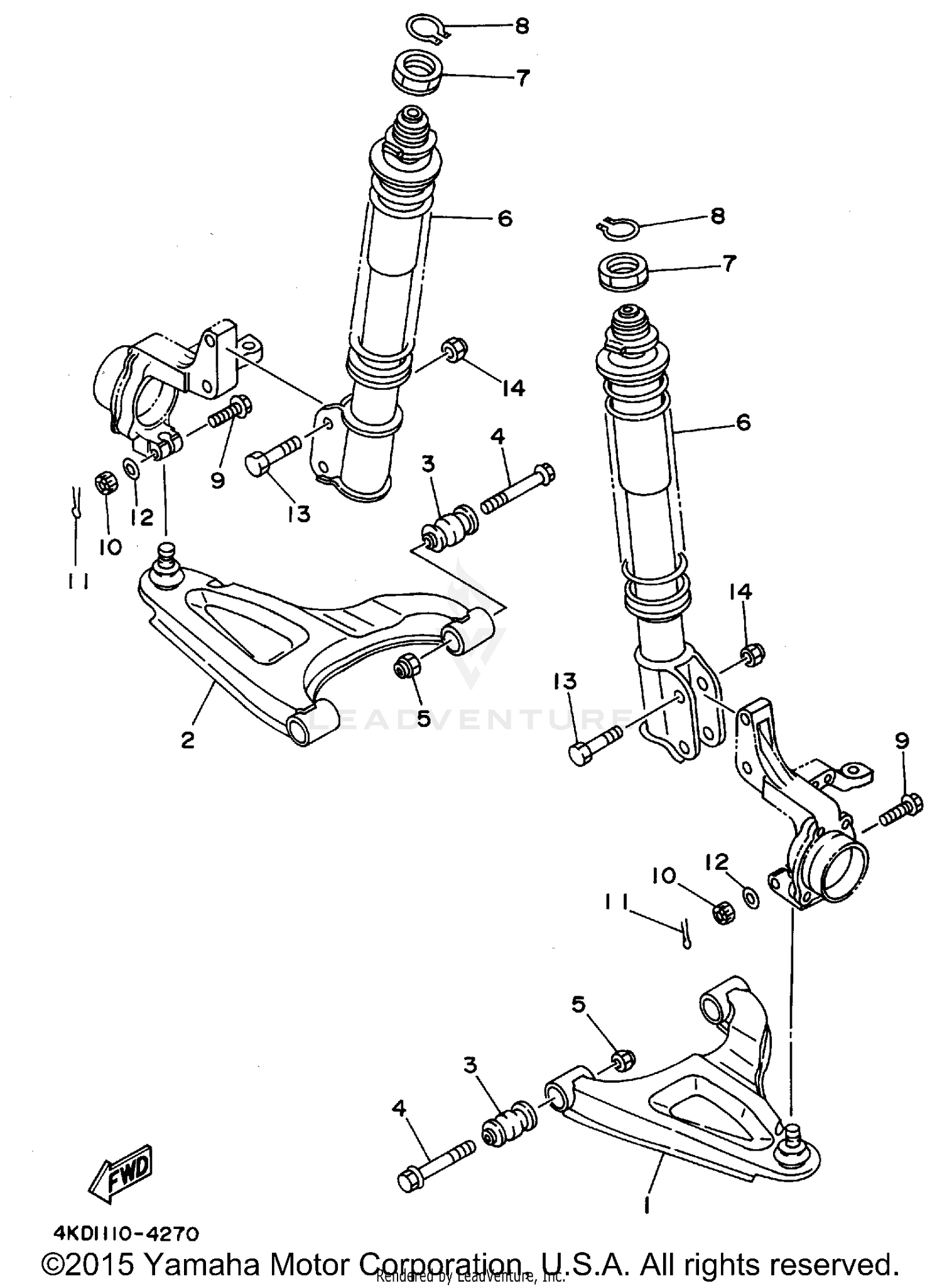 FRONT SUSPENSION - WHEEL