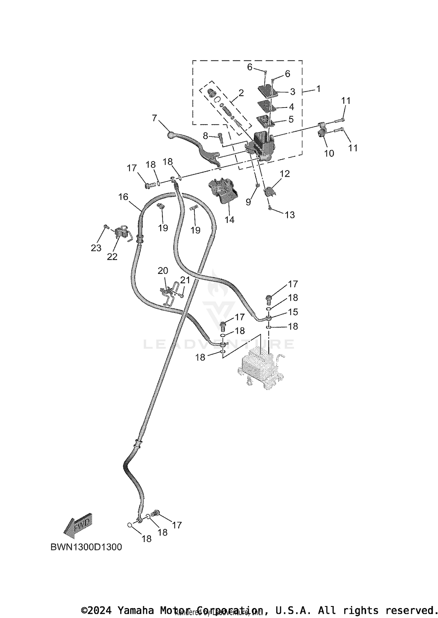 FRONT MASTER CYLINDER