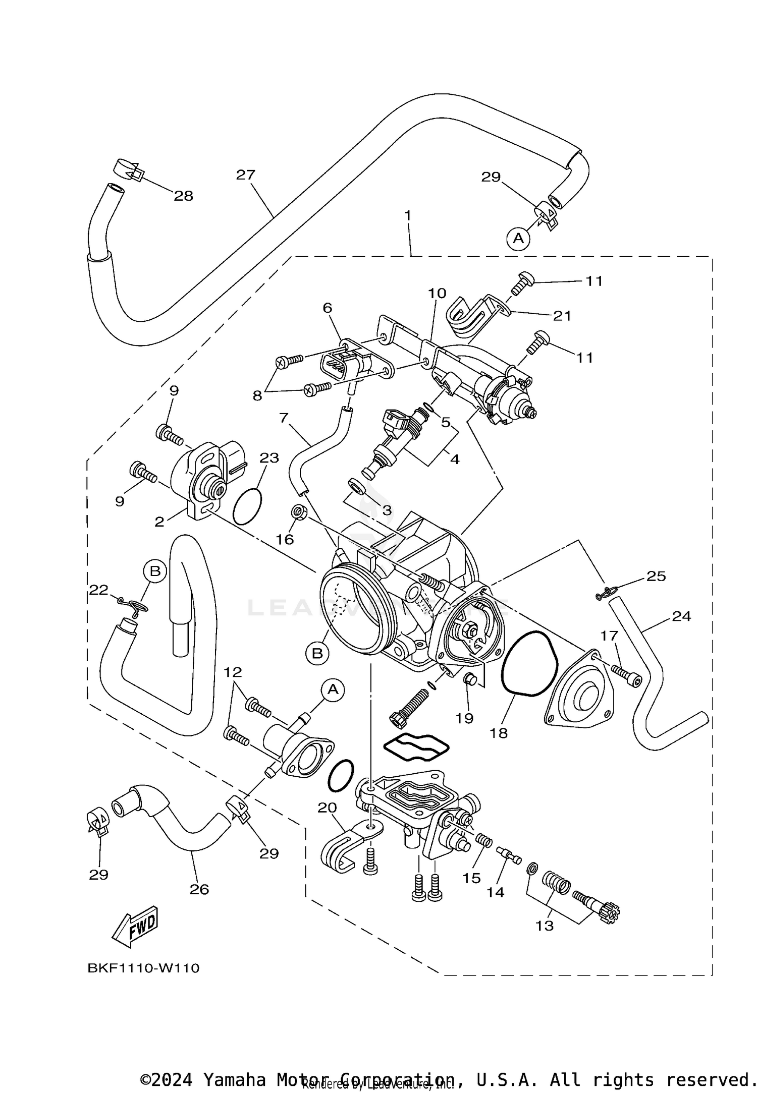THROTTLE BODY ASSY 1