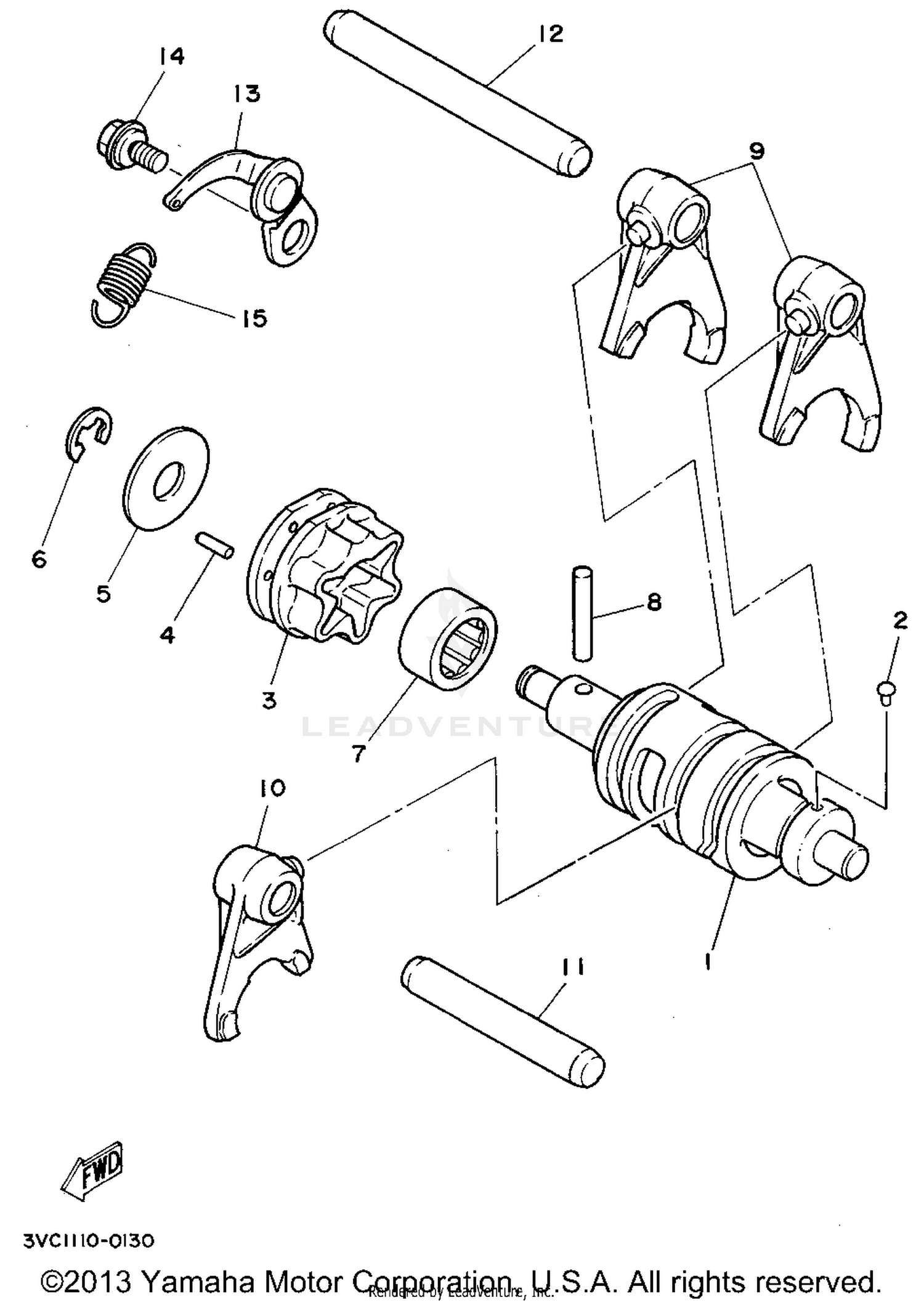 SHIFT CAM - SHIFT FORK