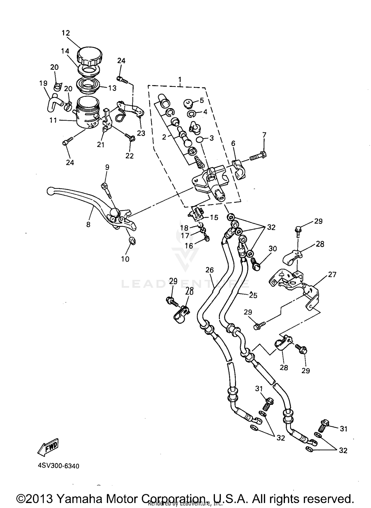 FRONT MASTER CYLINDER