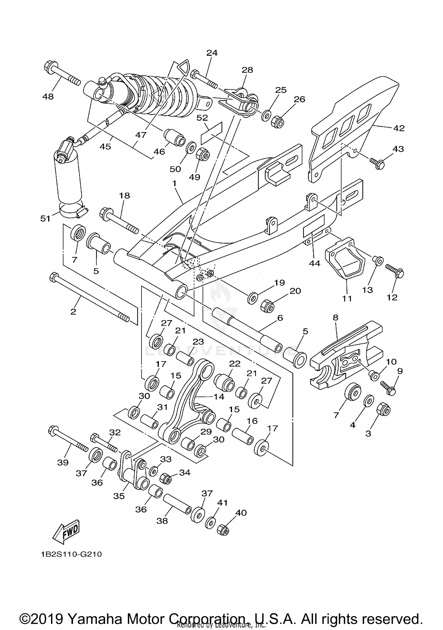 REAR ARM SUSPENSION  LEX 19C3