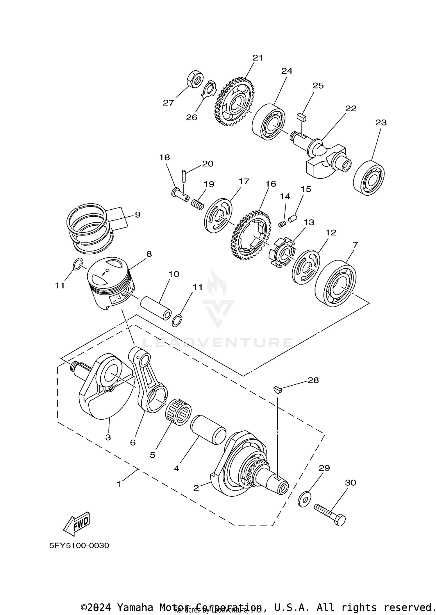 CRANKSHAFT & PISTON