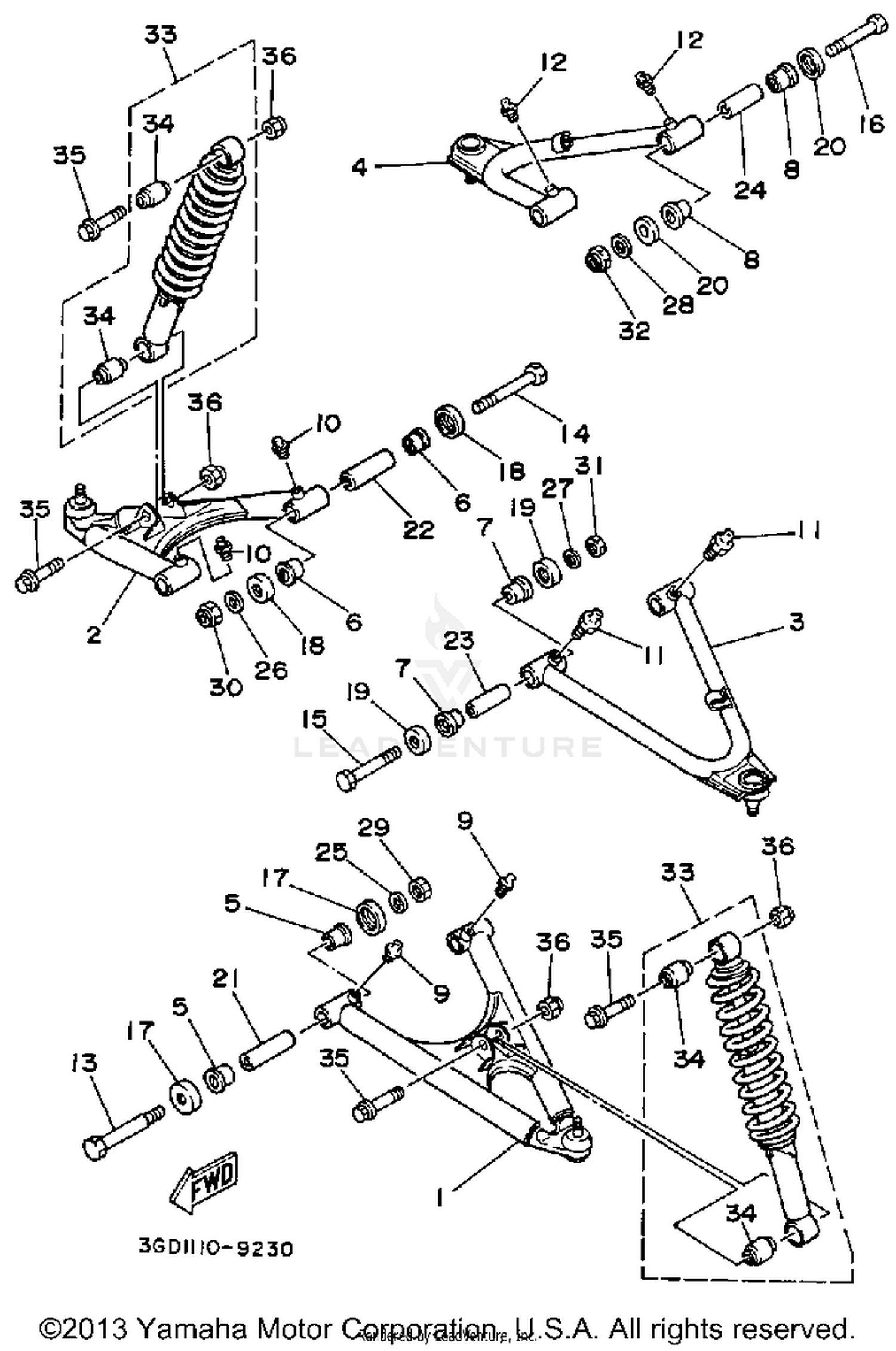 FRONT SUSPENSION-WHEEL