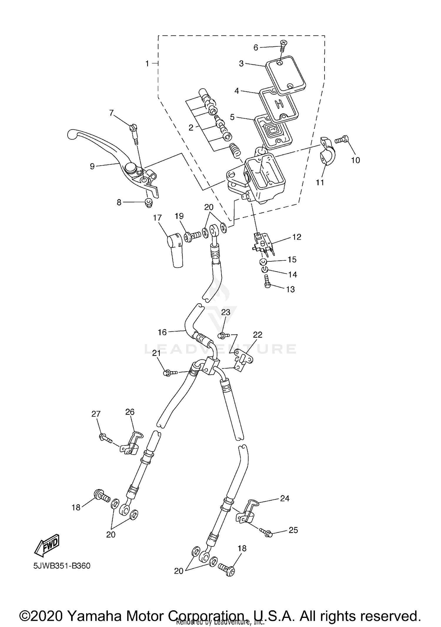 FRONT MASTER CYLINDER