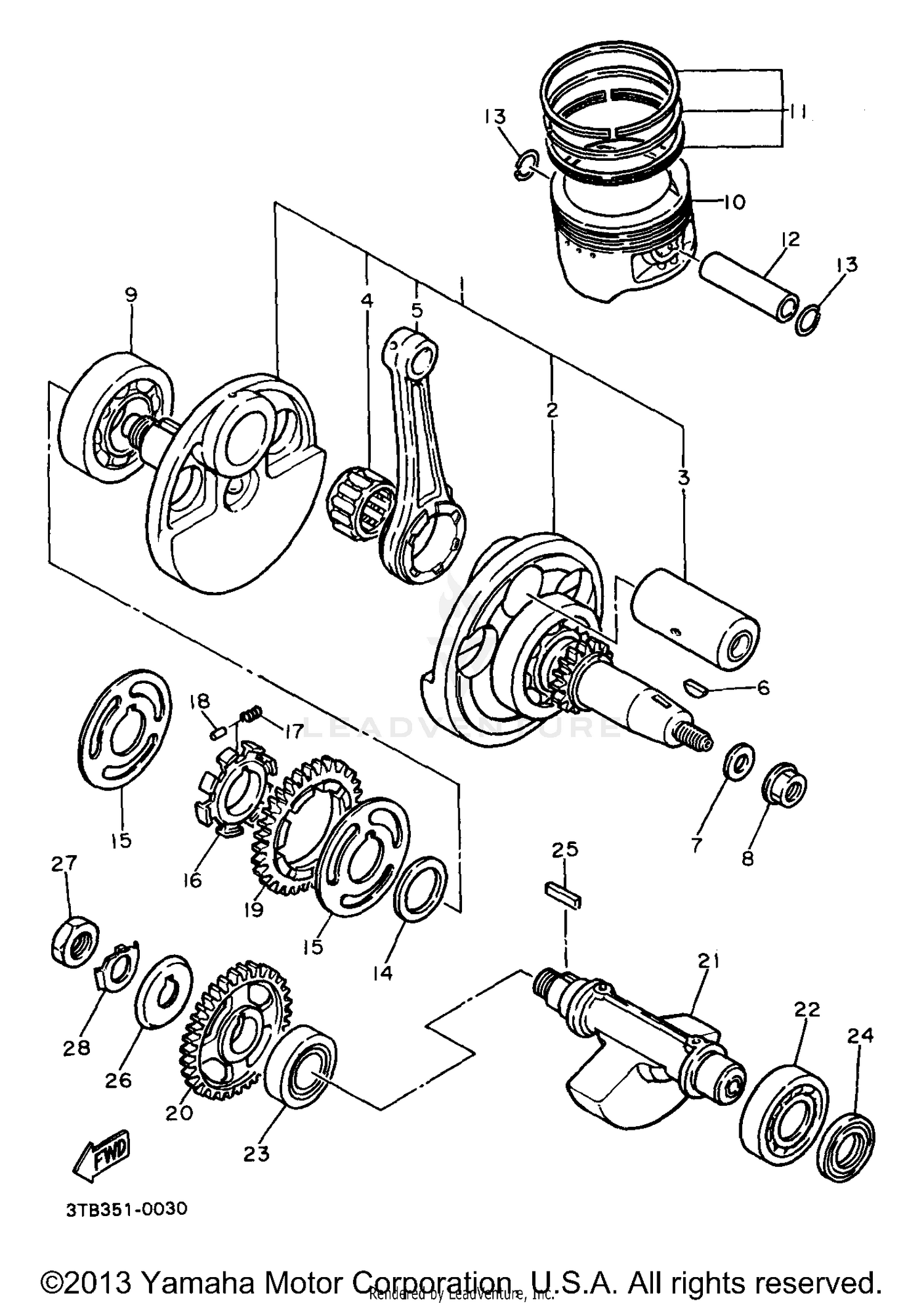 CRANKSHAFT PISTON