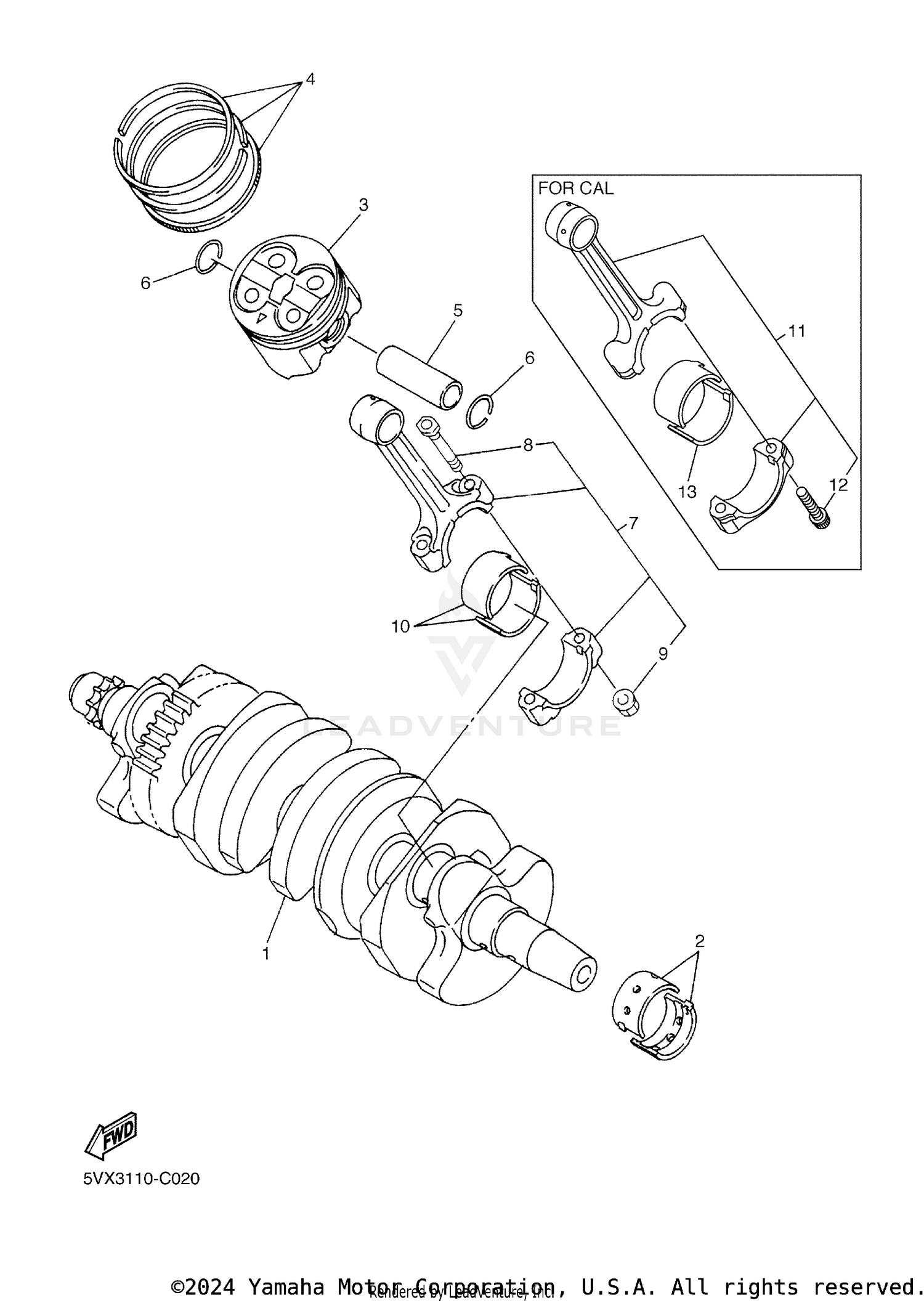 CRANKSHAFT PISTON
