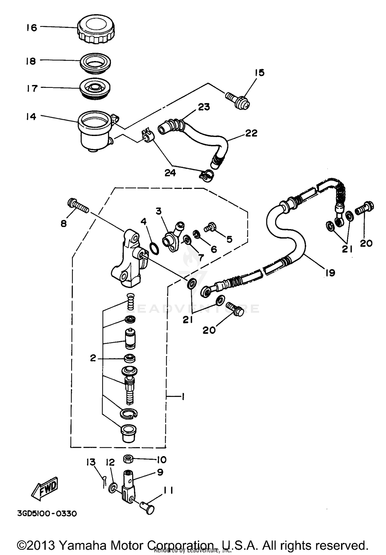 REAR MASTER CYLINDER