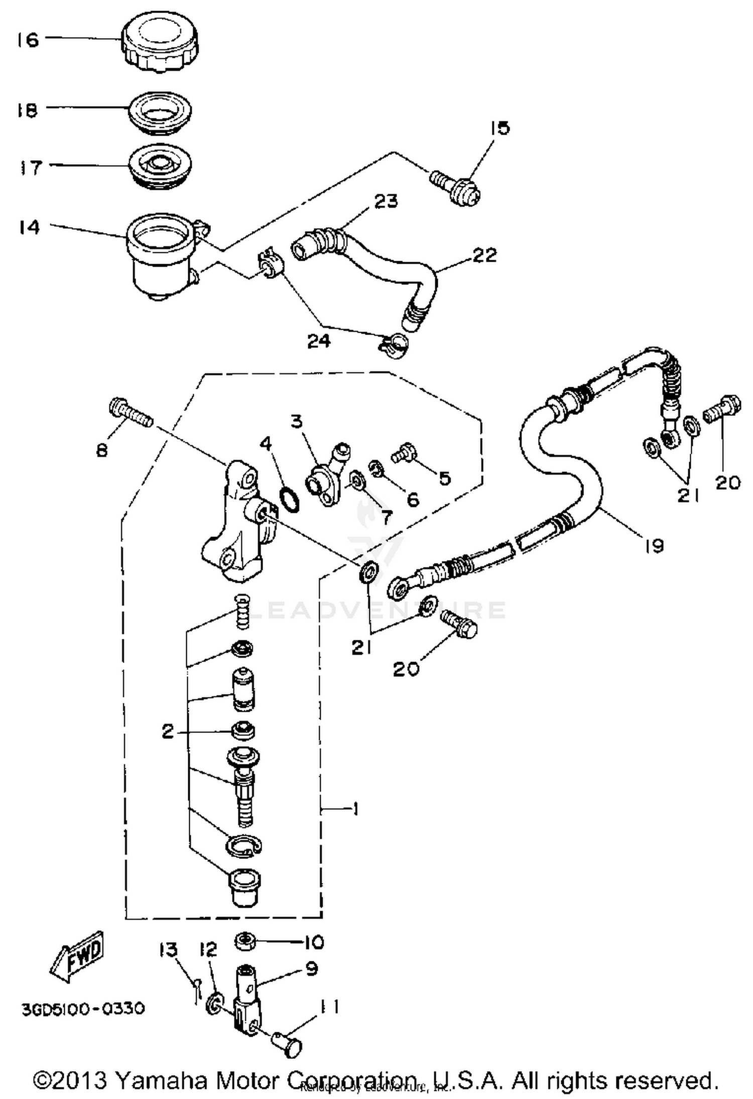 REAR MASTER CYLINDER