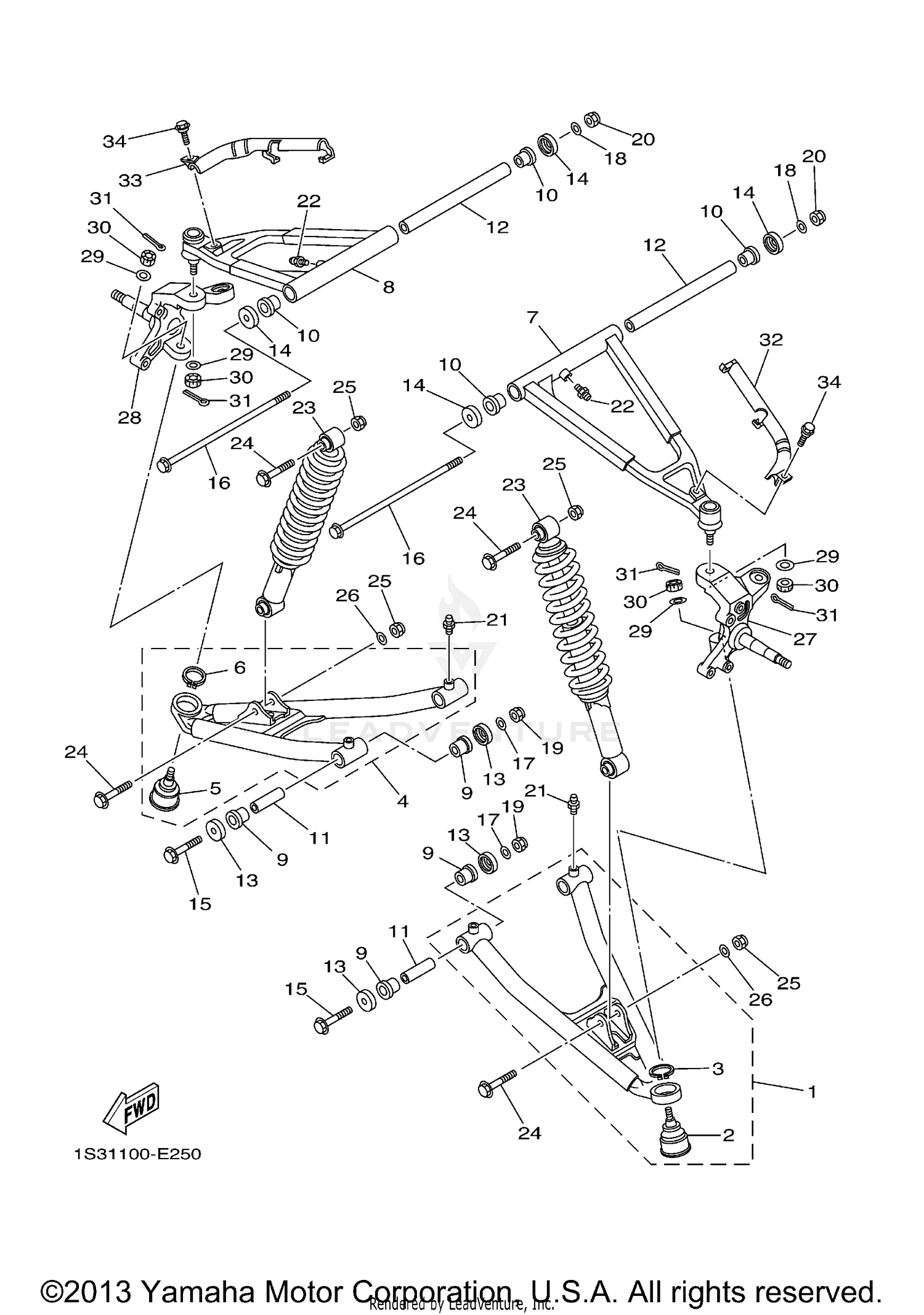 FRONT SUSPENSION WHEEL