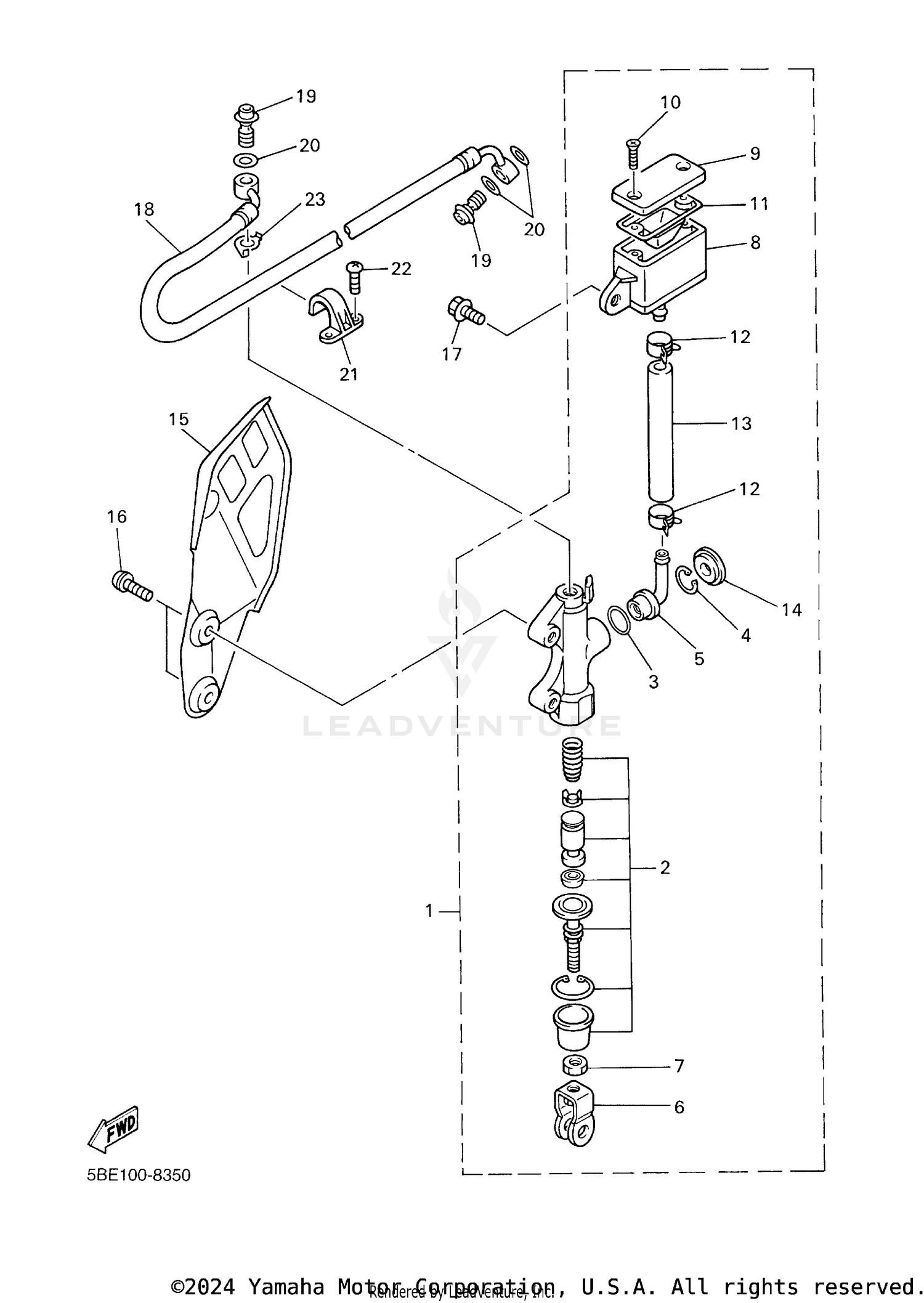 REAR MASTER CYLINDER