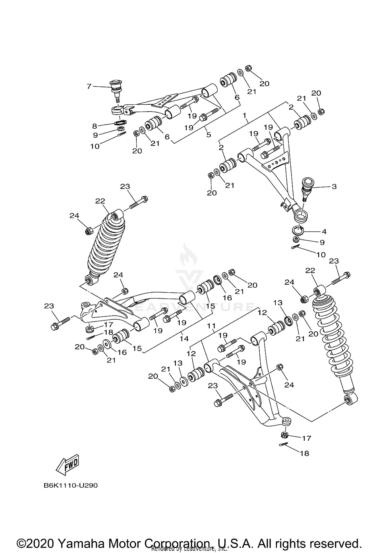 FRONT SUSPENSION WHEEL