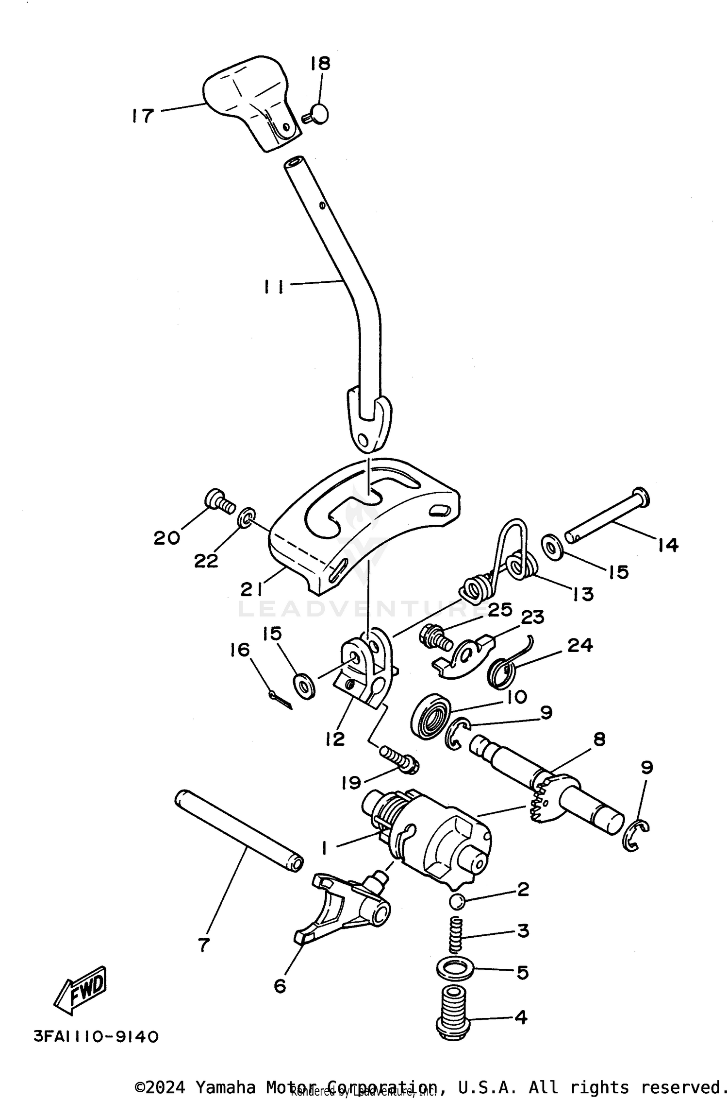 SHIFT CAM SHIFT FORK