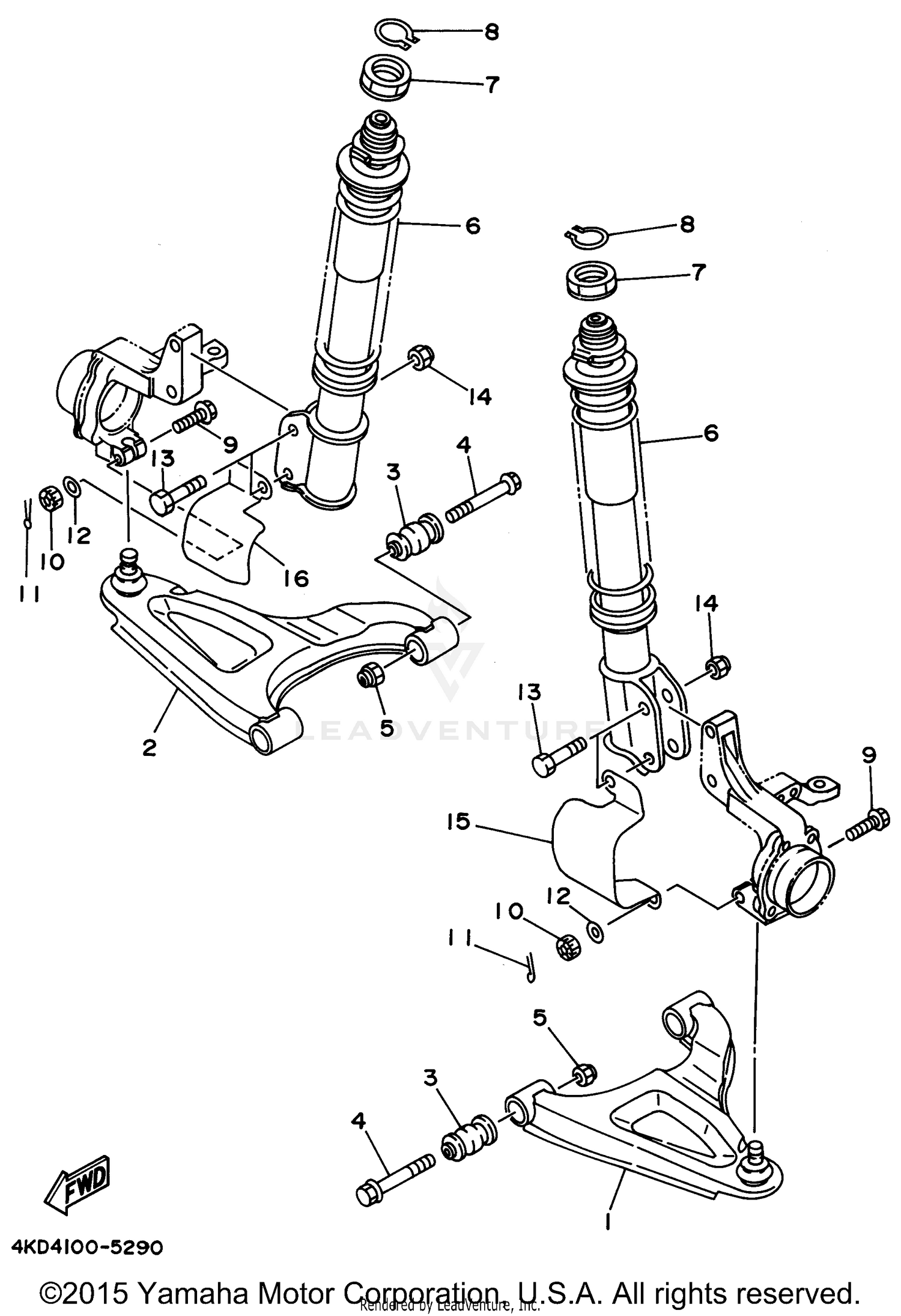 FRONT SUSPENSION - WHEEL