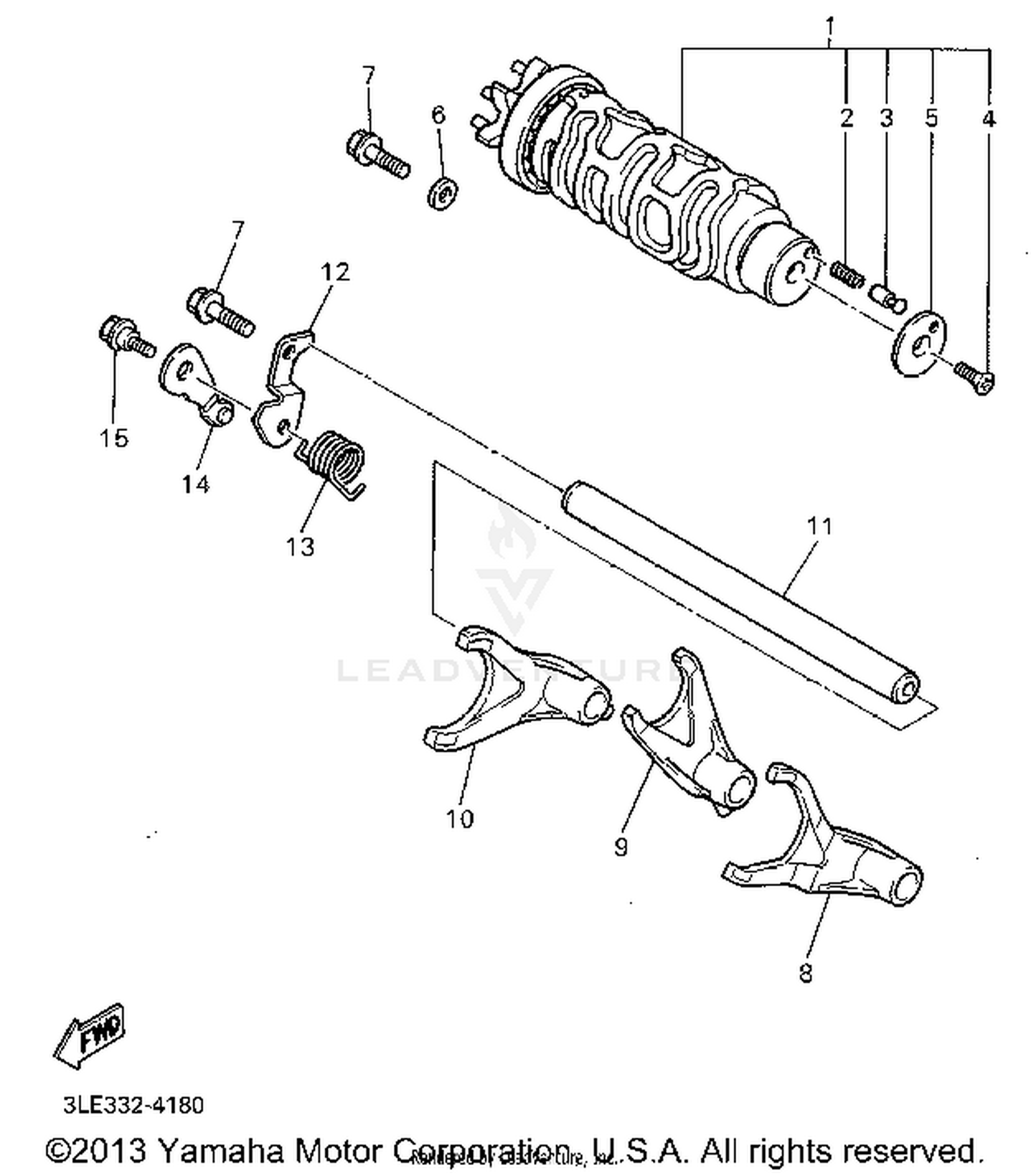SHIFT CAM SHIFT FORK
