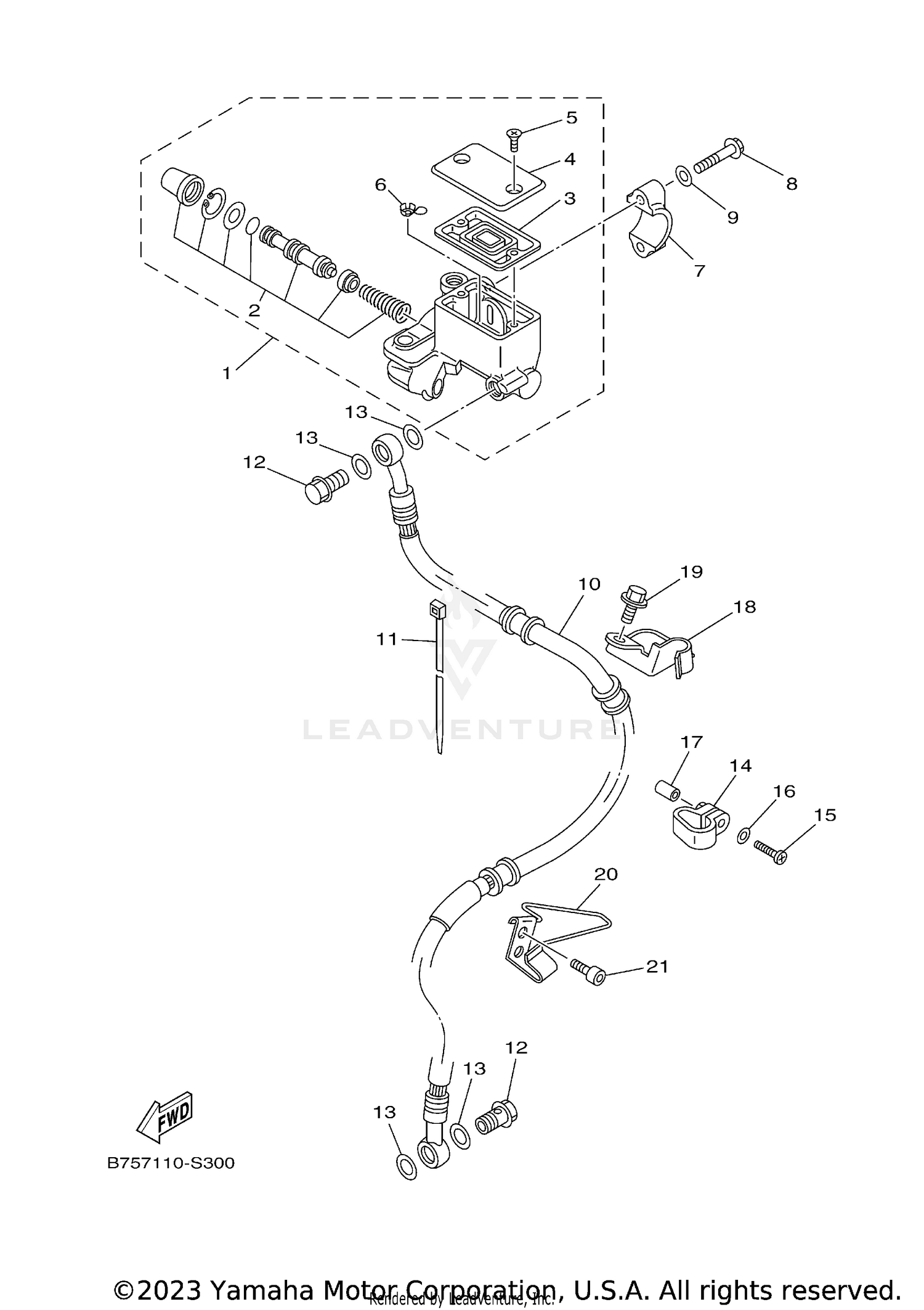 FRONT MASTER CYLINDER