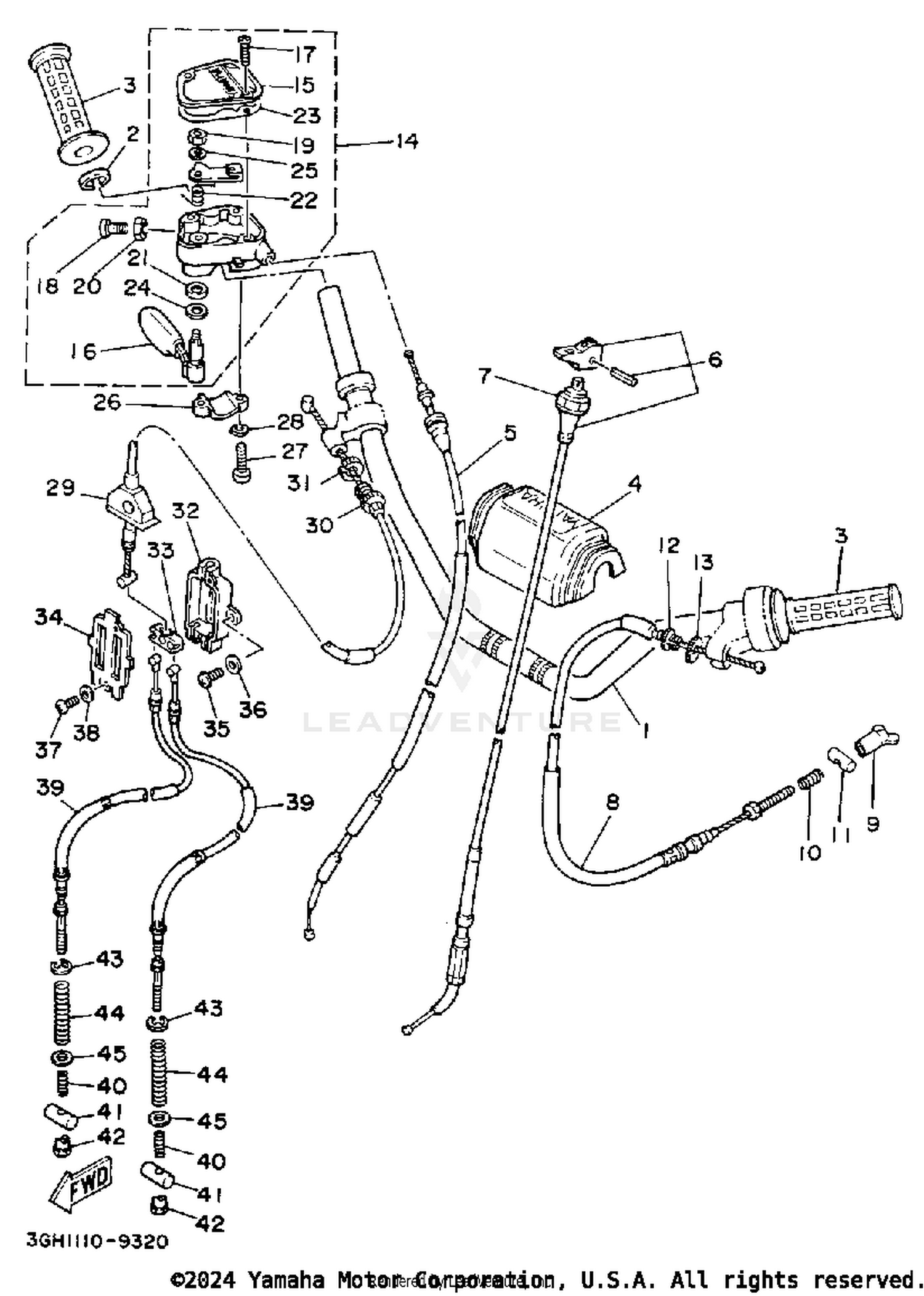 HANDLEBAR - CABLE