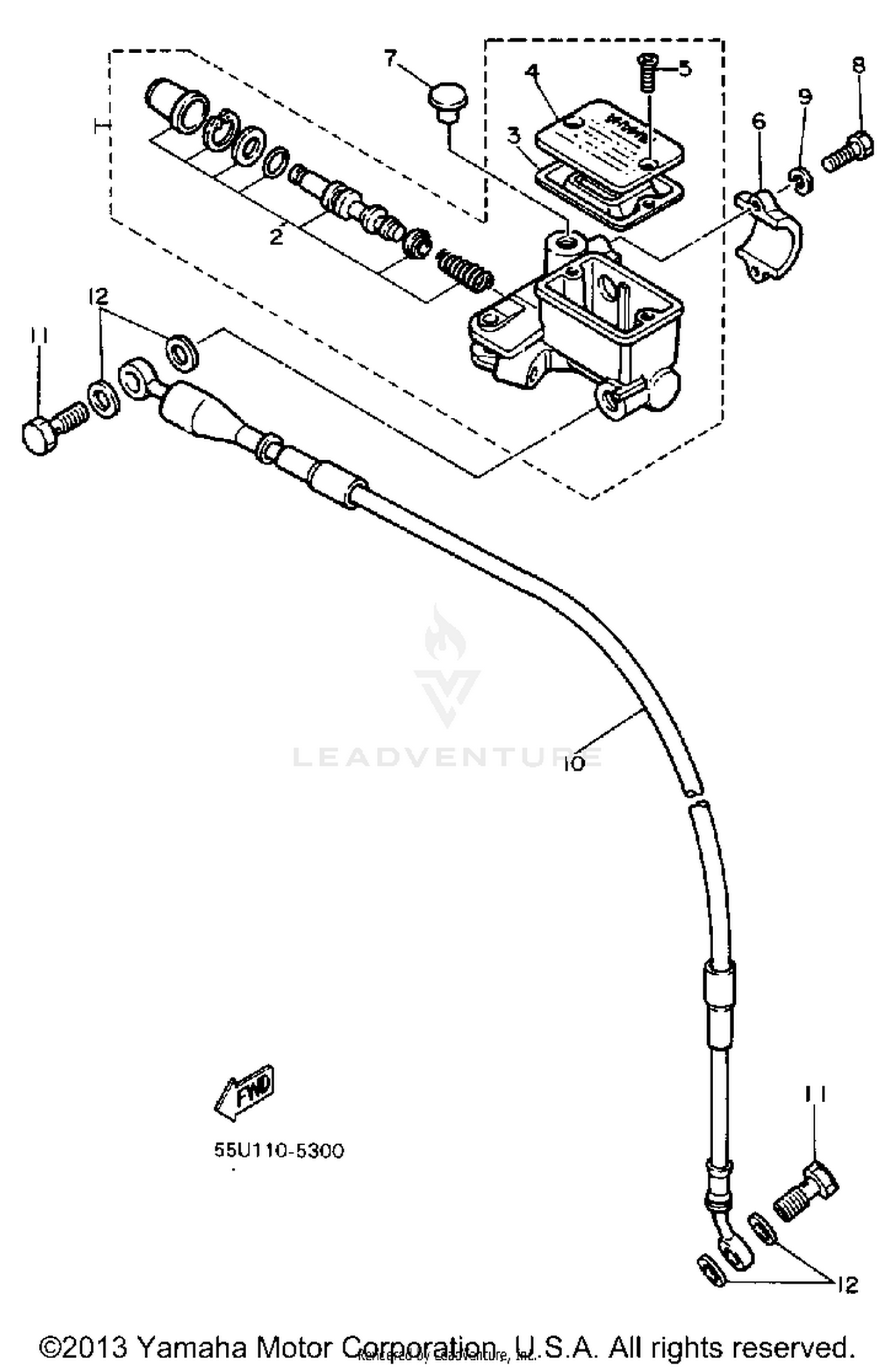 FRONT MASTER CYLINDER