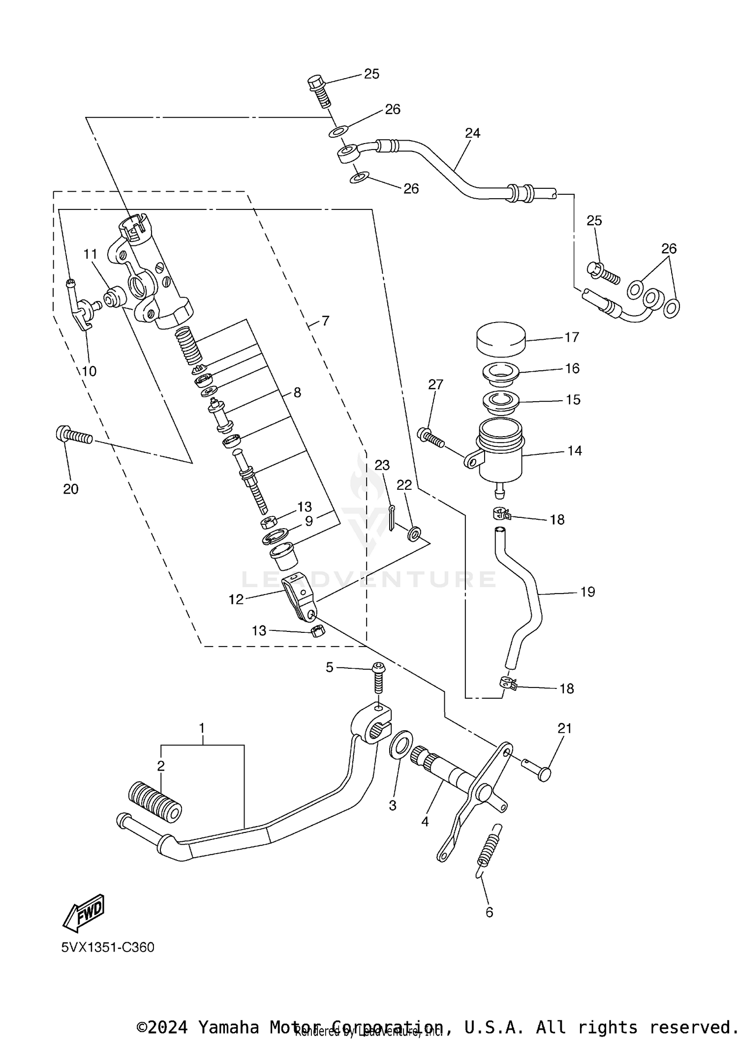 REAR MASTER CYLINDER