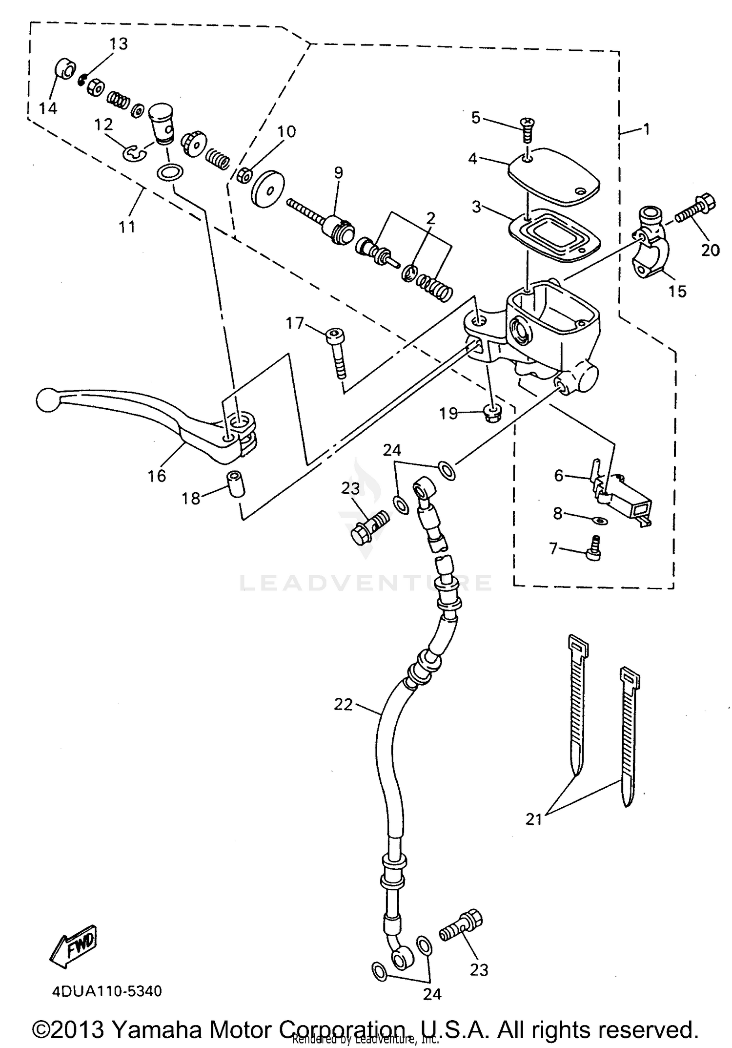 FRONT MASTER CYLINDER